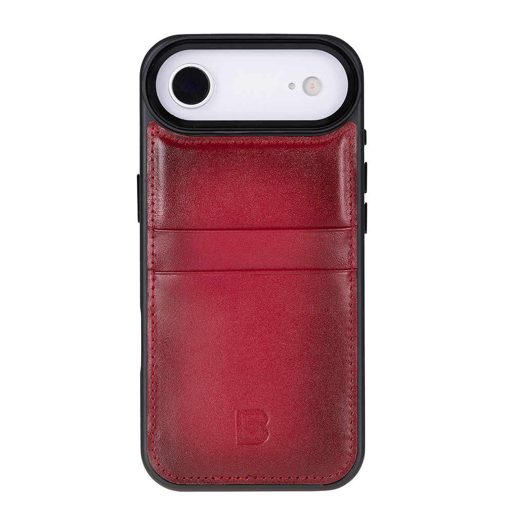 Étui en cuir avec porte-cartes pour iPhone 17 Air (6.5")
