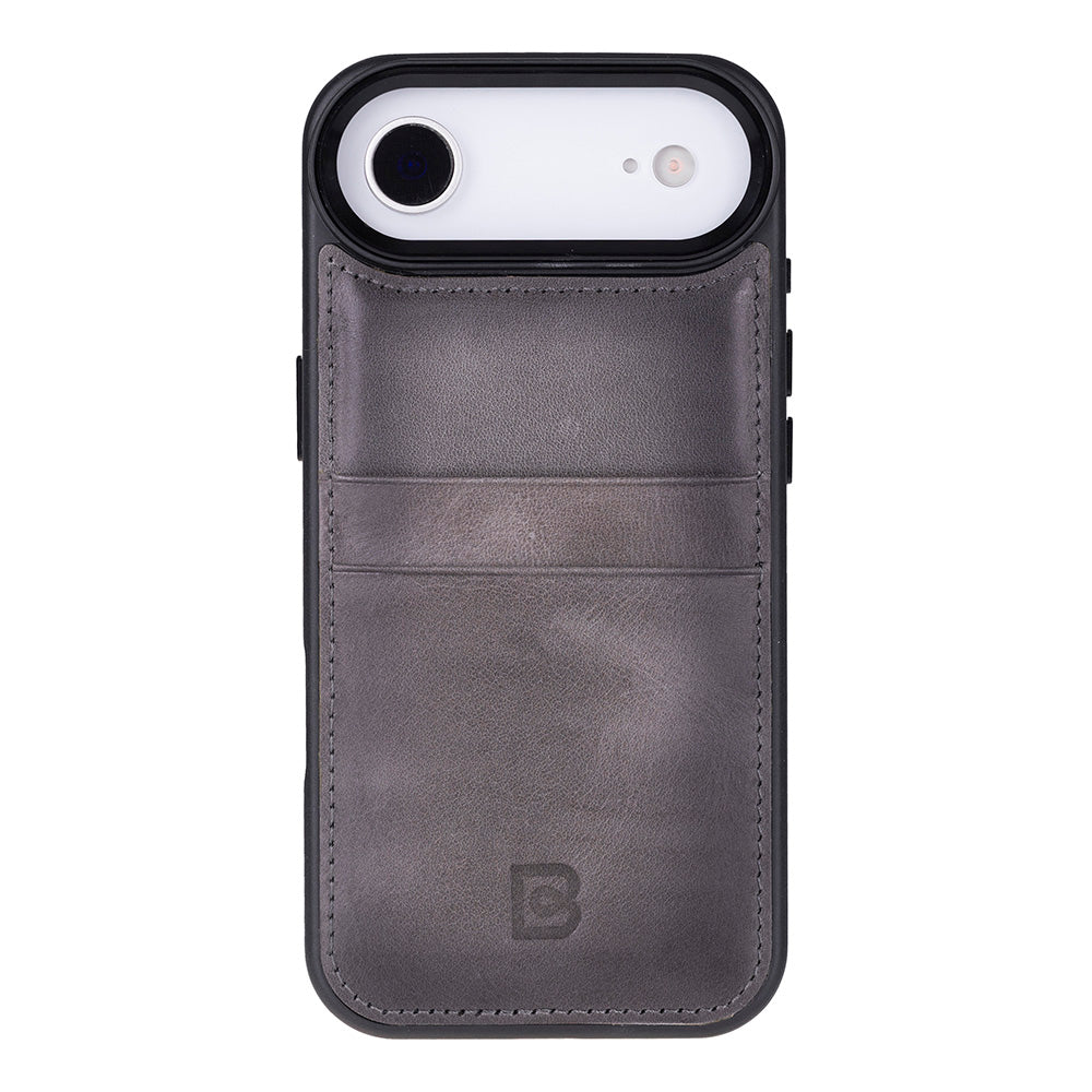 Étui en cuir avec porte-cartes pour iPhone 17 Air (6.5")