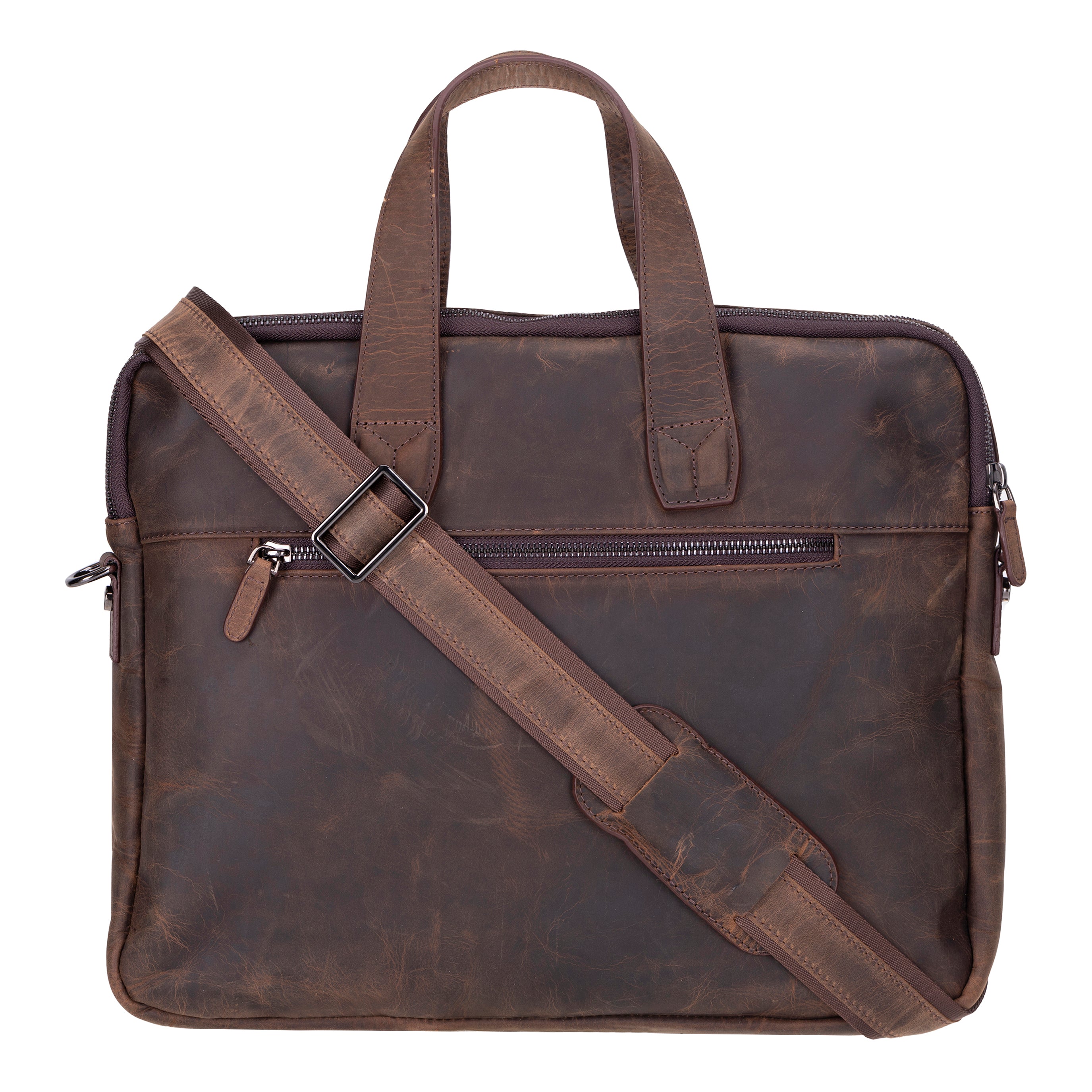 Thasos Leder Business Aktentasche / Laptoptasche 16"