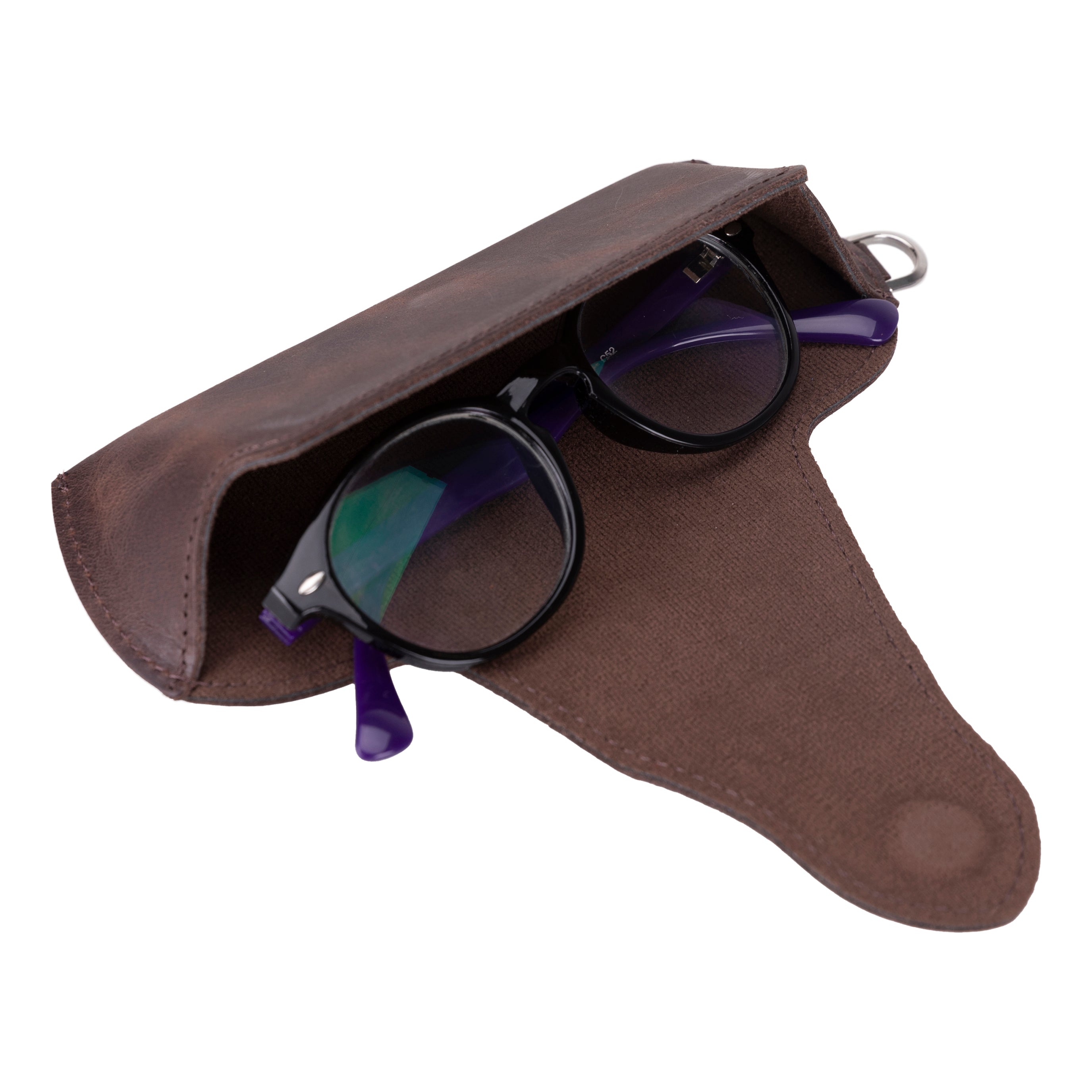 Étui à lunettes en cuir Riviera
