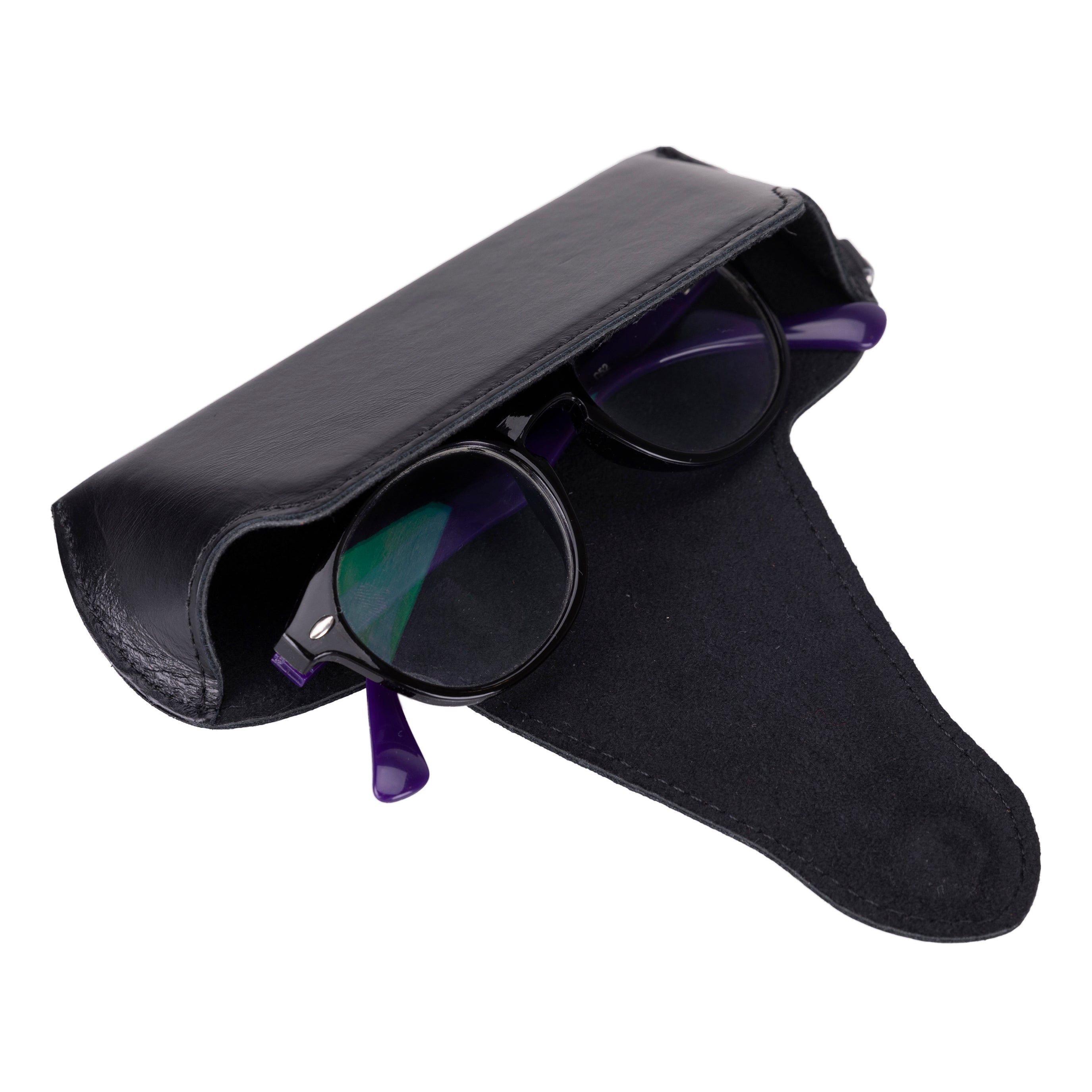 Étui à lunettes en cuir Riviera