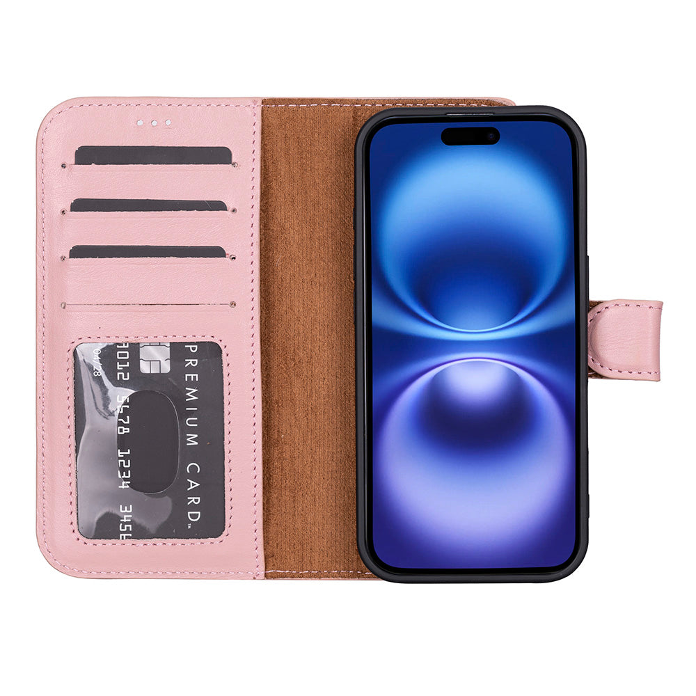 iPhone 17 (6.3") Leder-Brieftaschenhülle