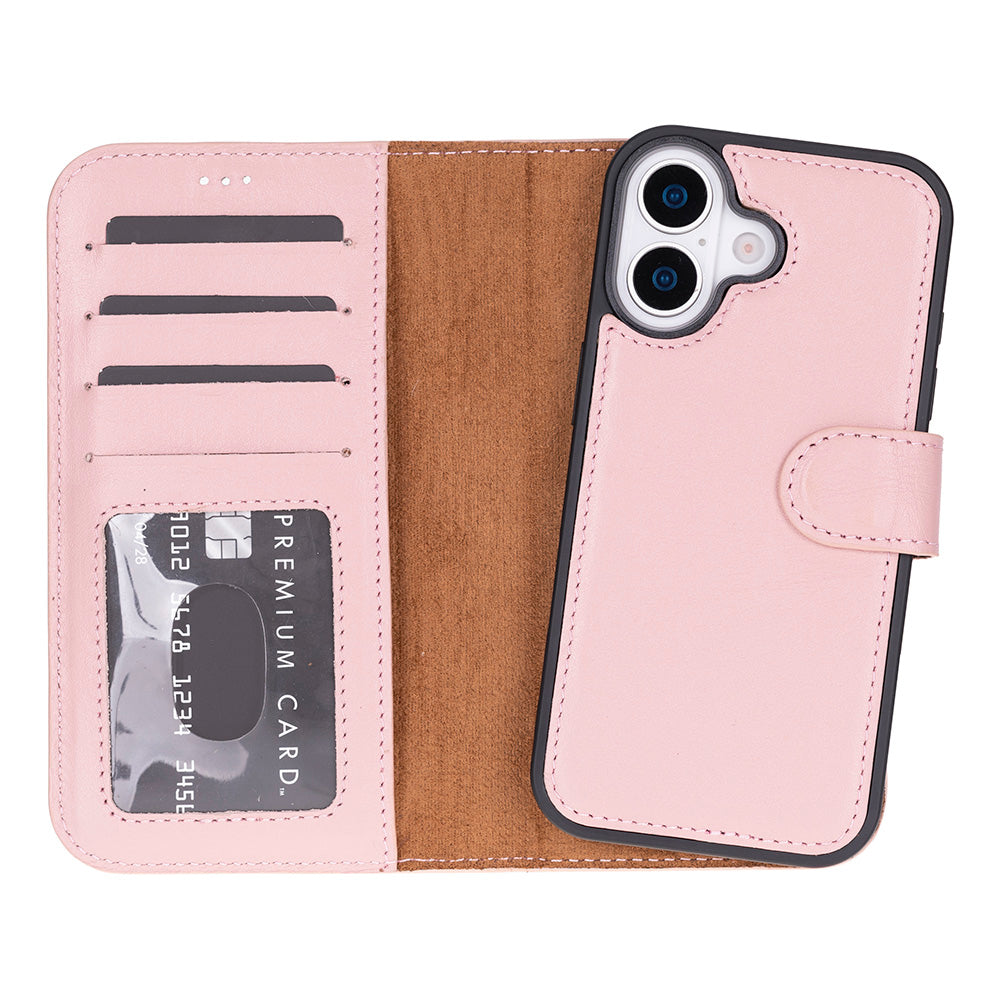 iPhone 17 (6.3") Leder-Brieftaschenhülle