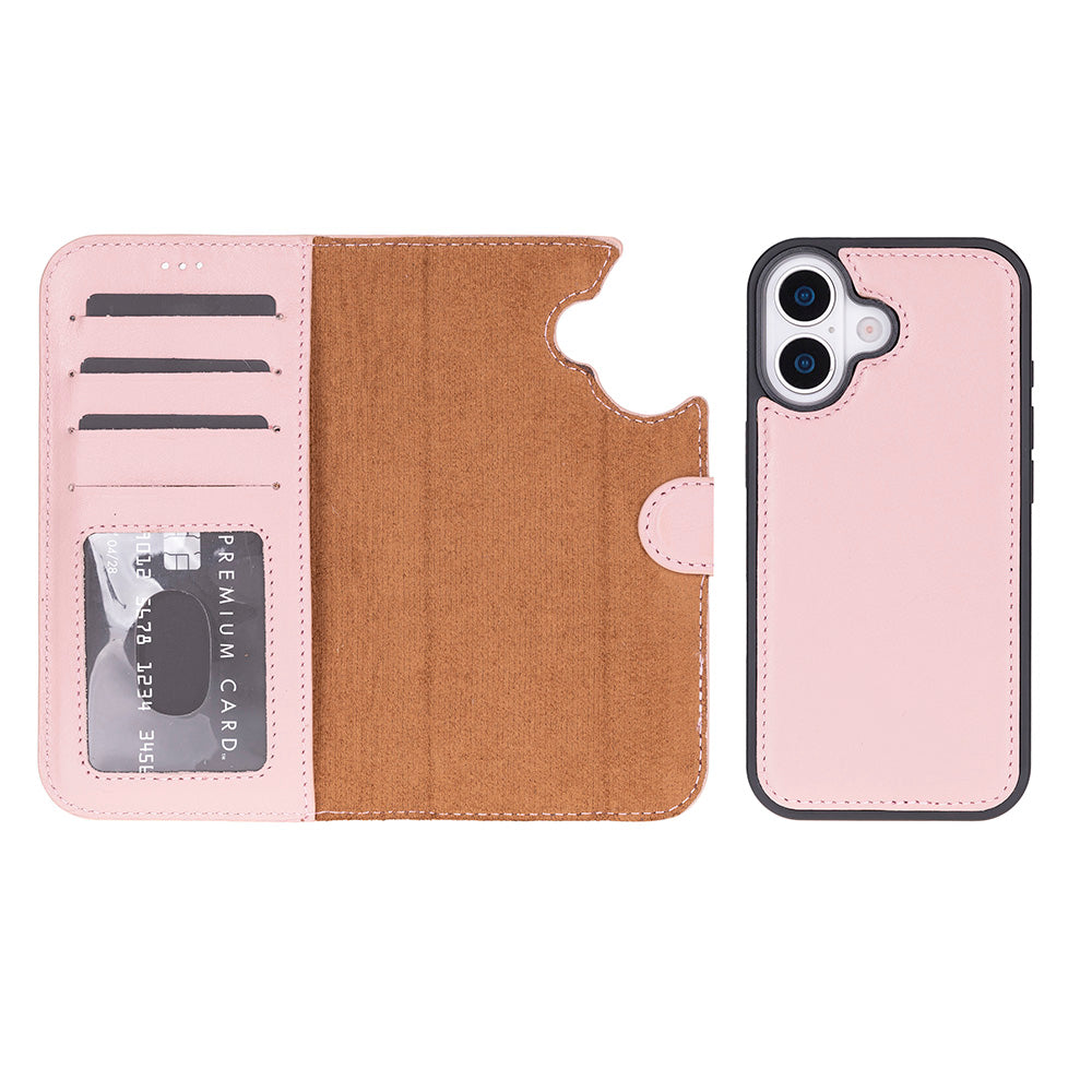 iPhone 17 (6.3") Leder-Brieftaschenhülle