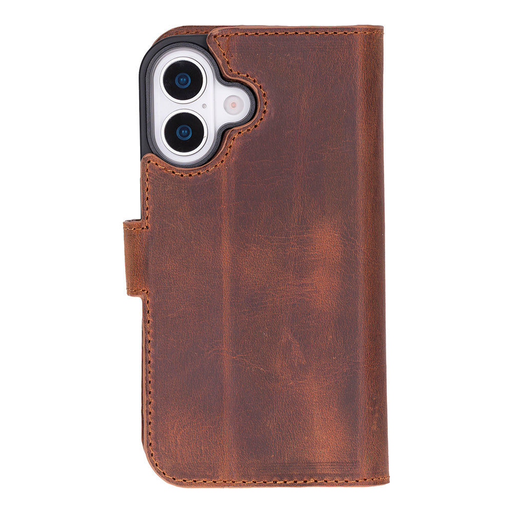 iPhone 17 (6.3") Leder-Brieftaschenhülle
