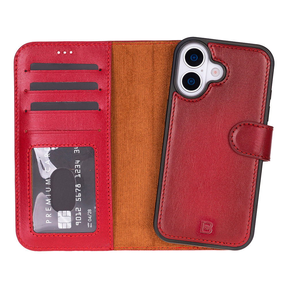 Monaco iPhone 17 (6.3") Leather Wallet Case