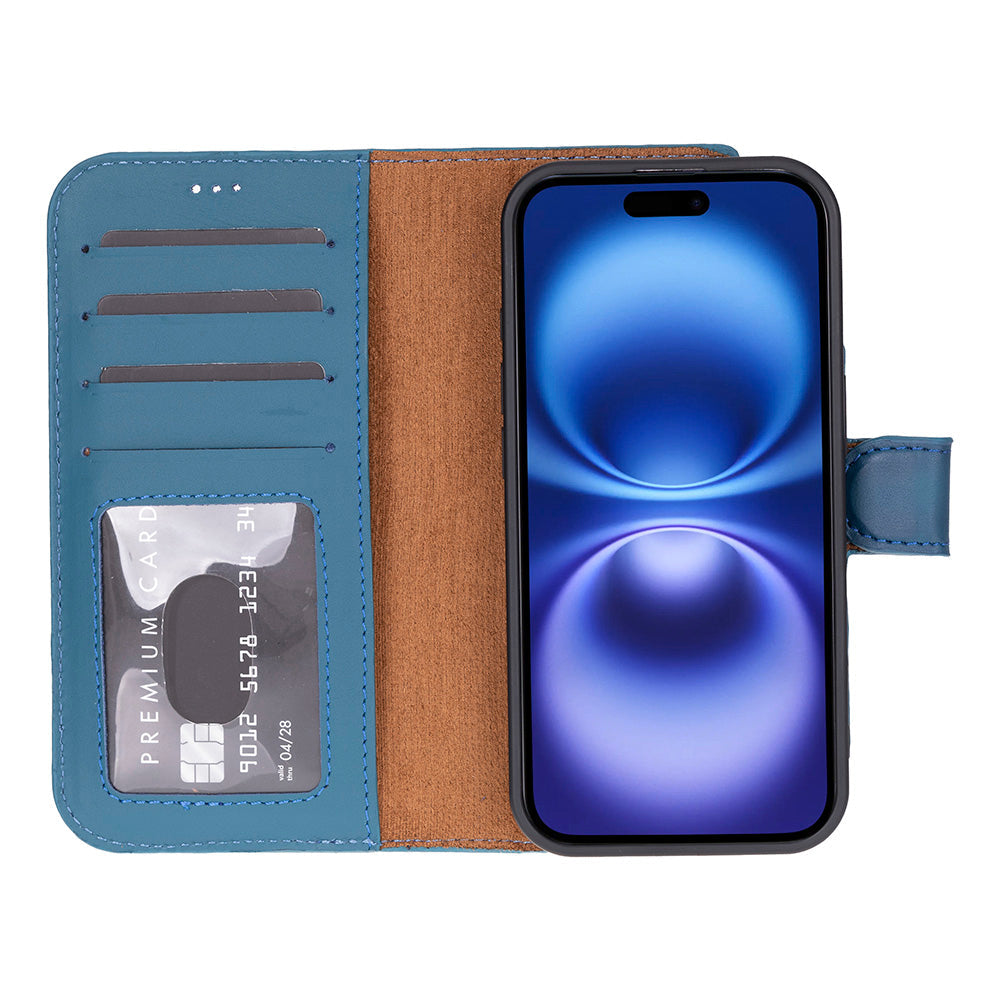 iPhone 17 (6.3") Leder-Brieftaschenhülle