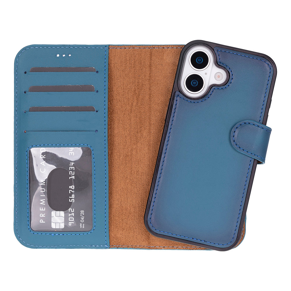Monaco iPhone 17 (6.3") Leather Wallet Case