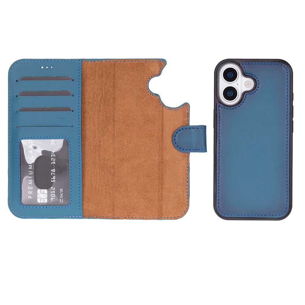 iPhone 17 (6.3") Leder-Brieftaschenhülle
