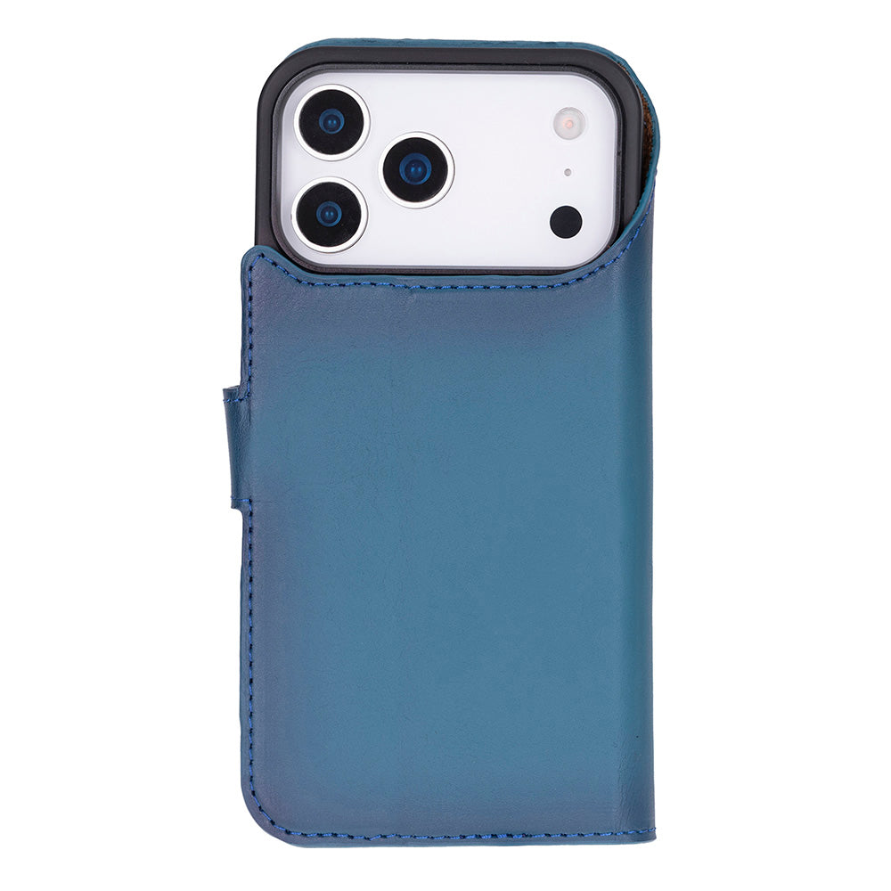 Étui portefeuille en cuir pour iPhone 17 Pro (6.3")