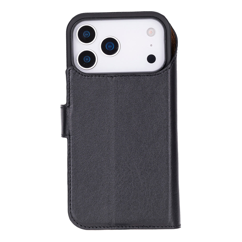 Étui portefeuille en cuir pour iPhone 17 Pro Max (6.9")