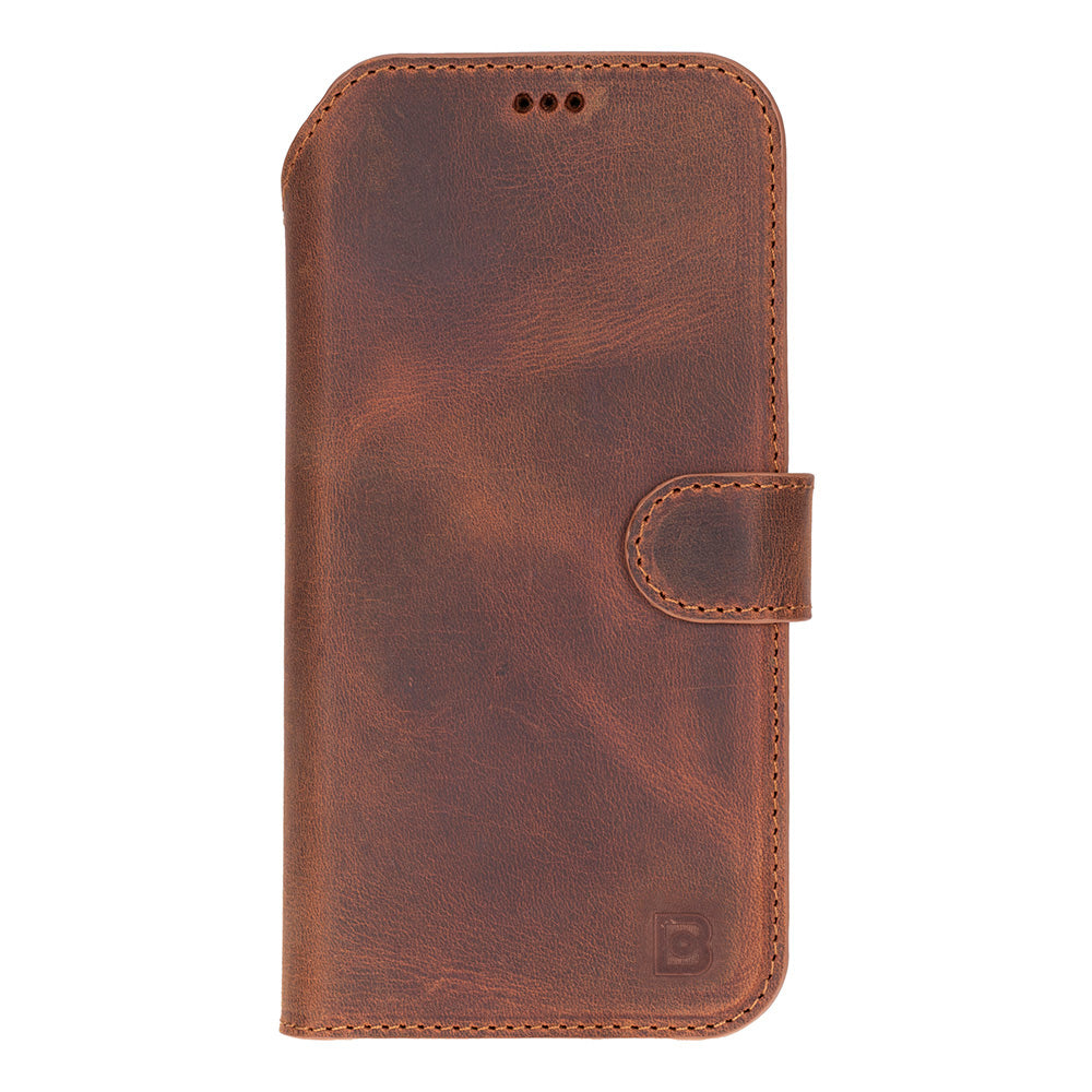 Étui portefeuille en cuir pour iPhone 17 Pro (6.3")
