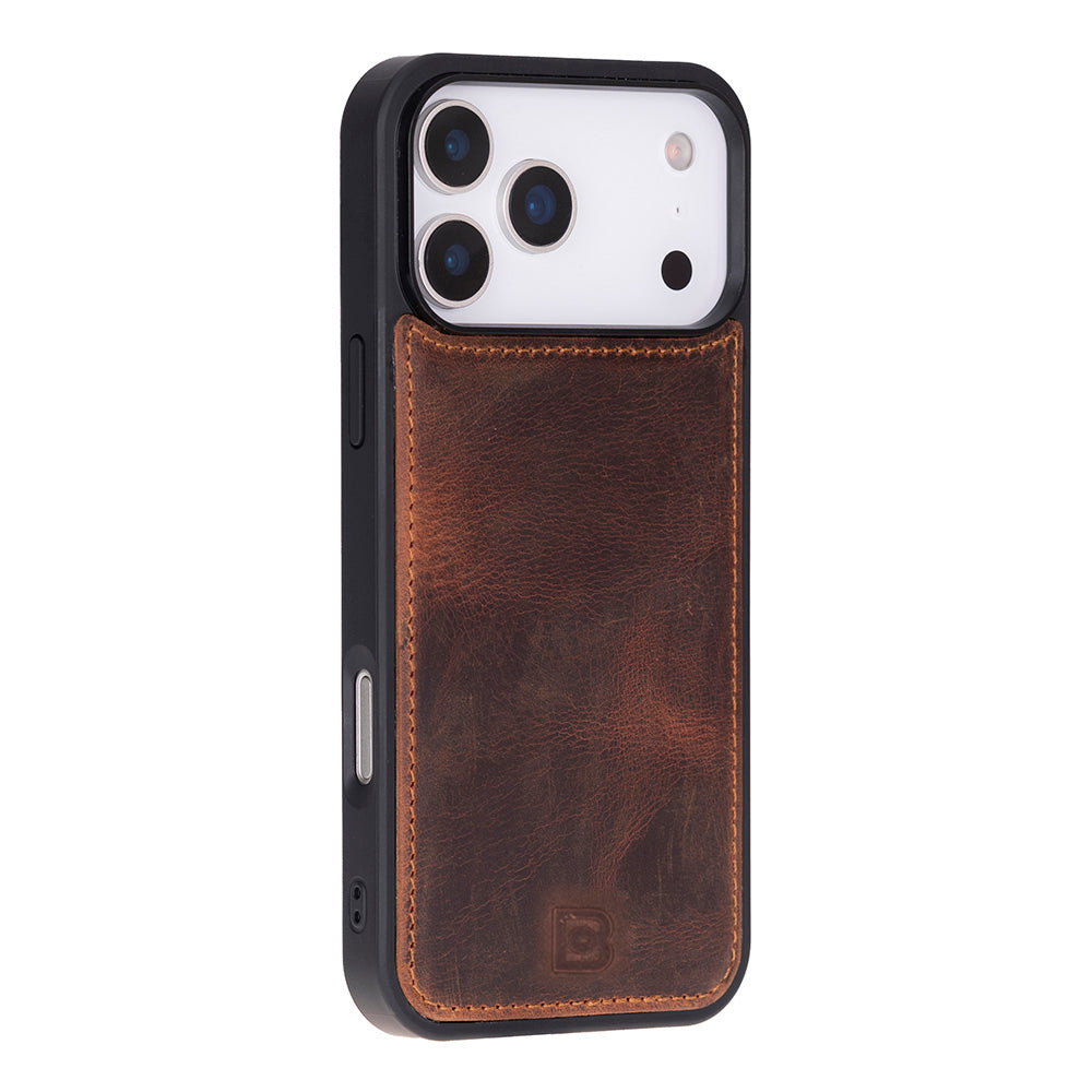 Étui portefeuille en cuir pour iPhone 17 Pro (6.3")