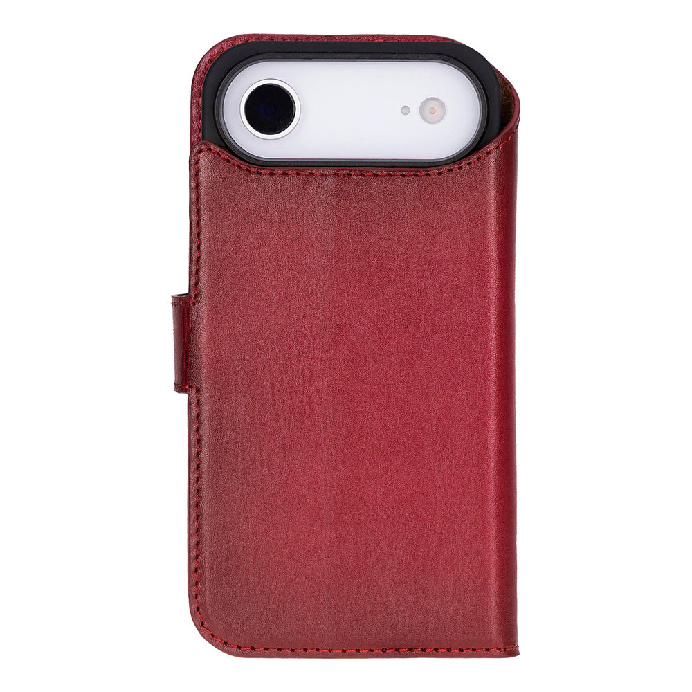 Étui portefeuille en cuir pour iPhone 17 Air (6.5")