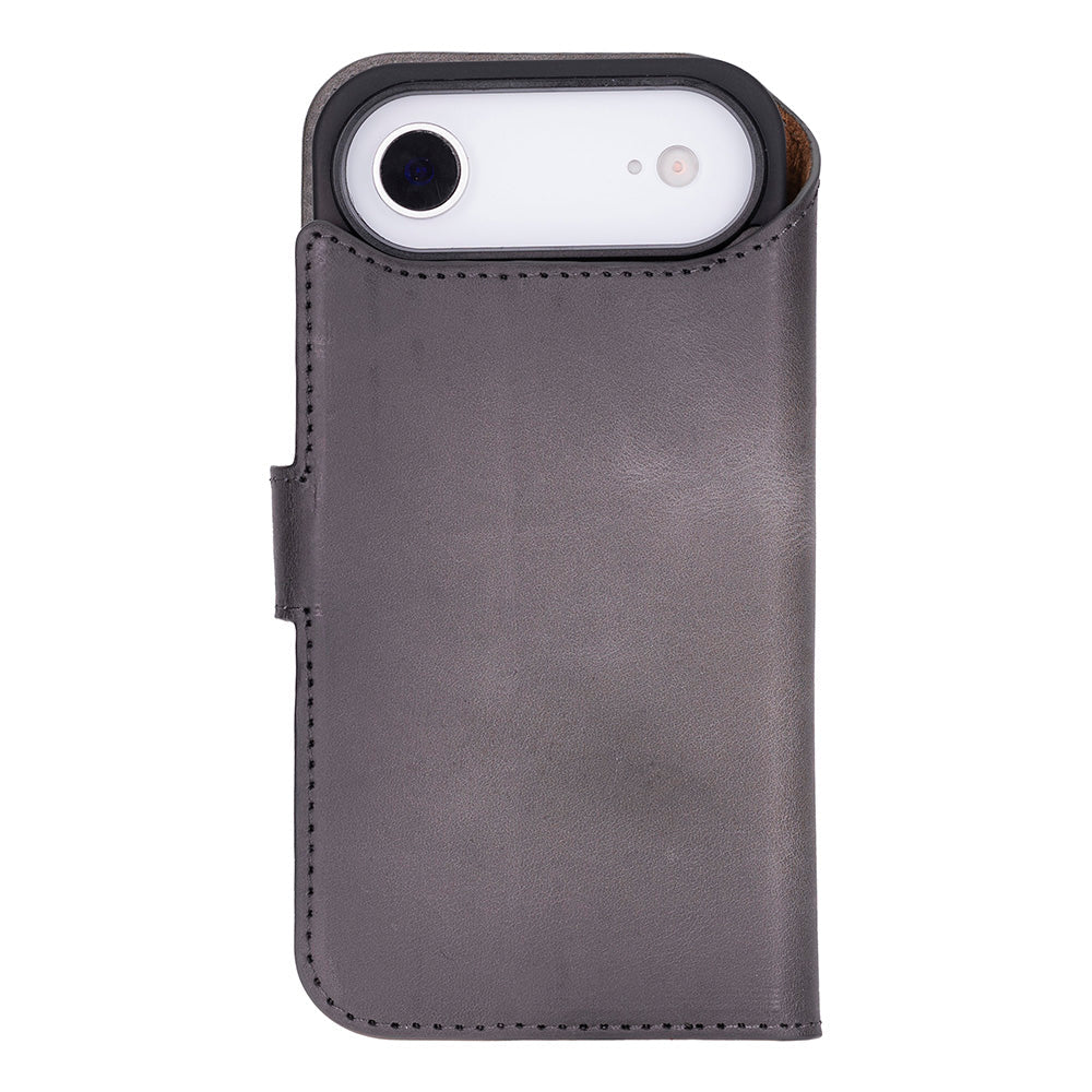 Étui portefeuille en cuir pour iPhone 17 Air (6.5")