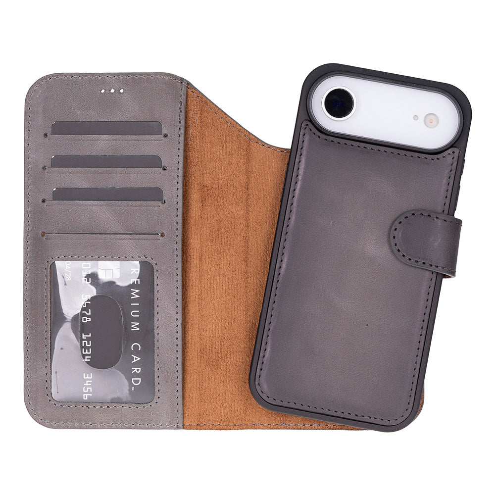 Monaco iPhone 17 Air (6.5") Leather Wallet Case