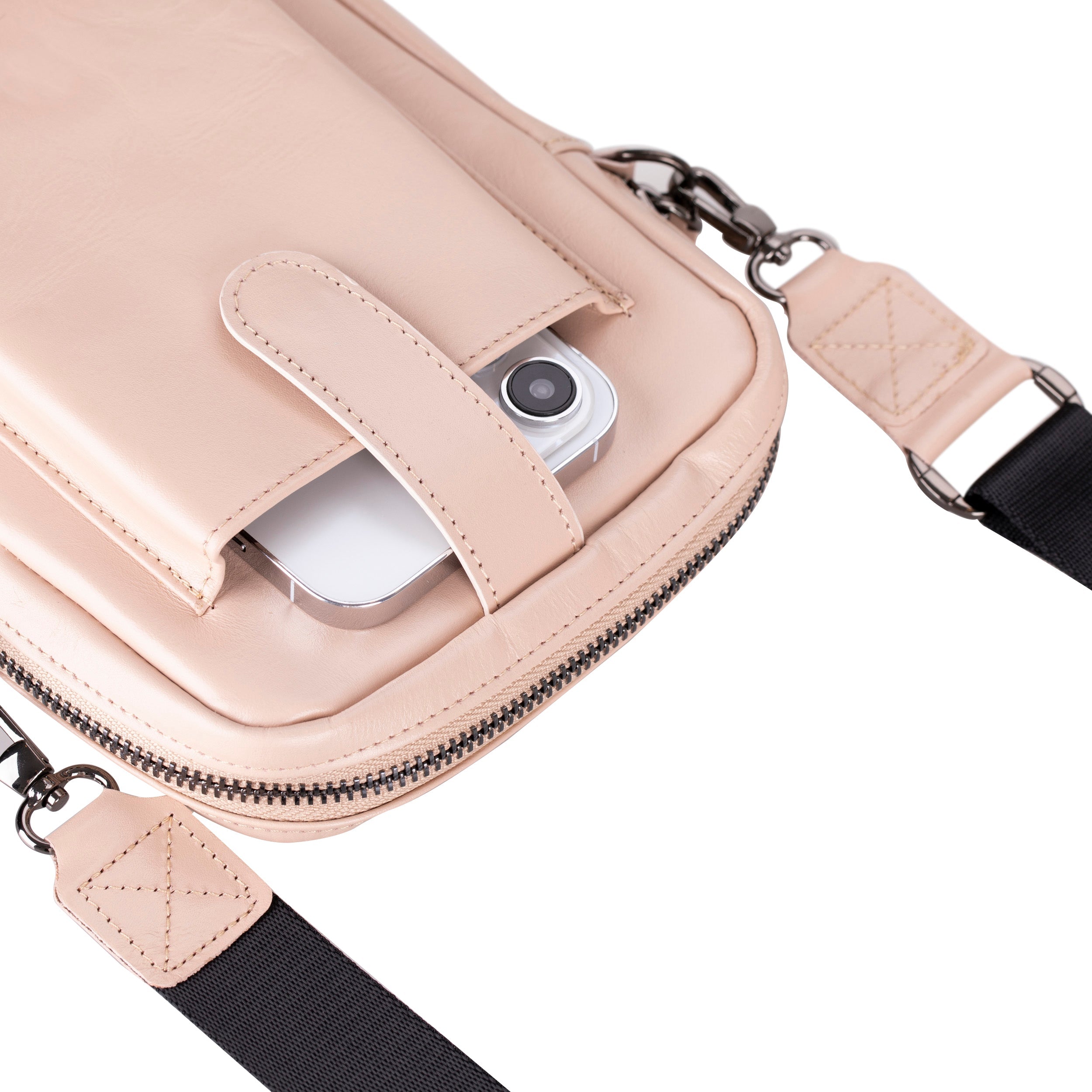 Sac bandoulière en cuir Pisa