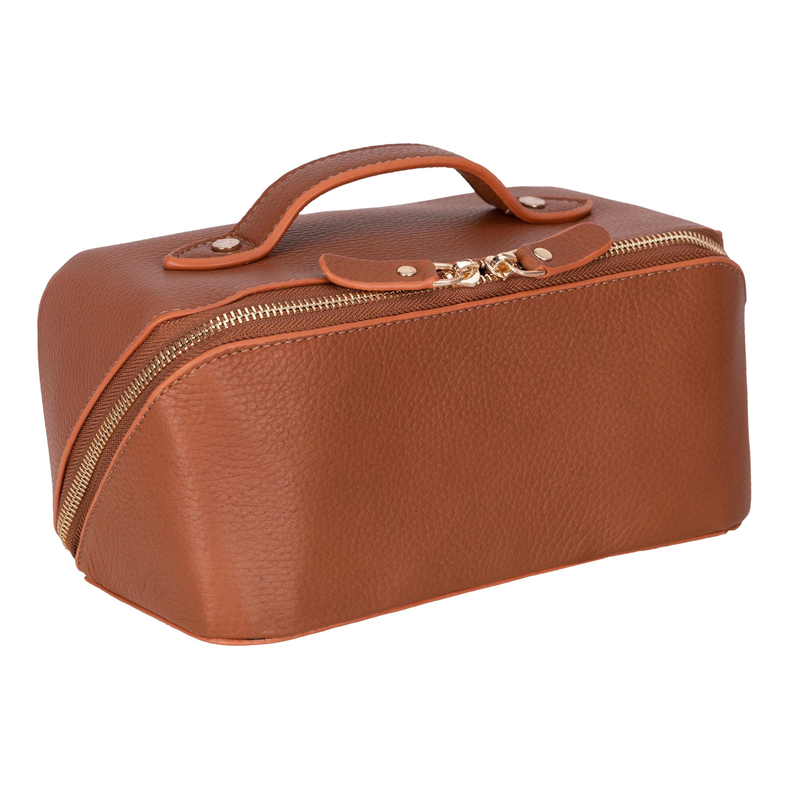 Soluno Leather Make up Bag