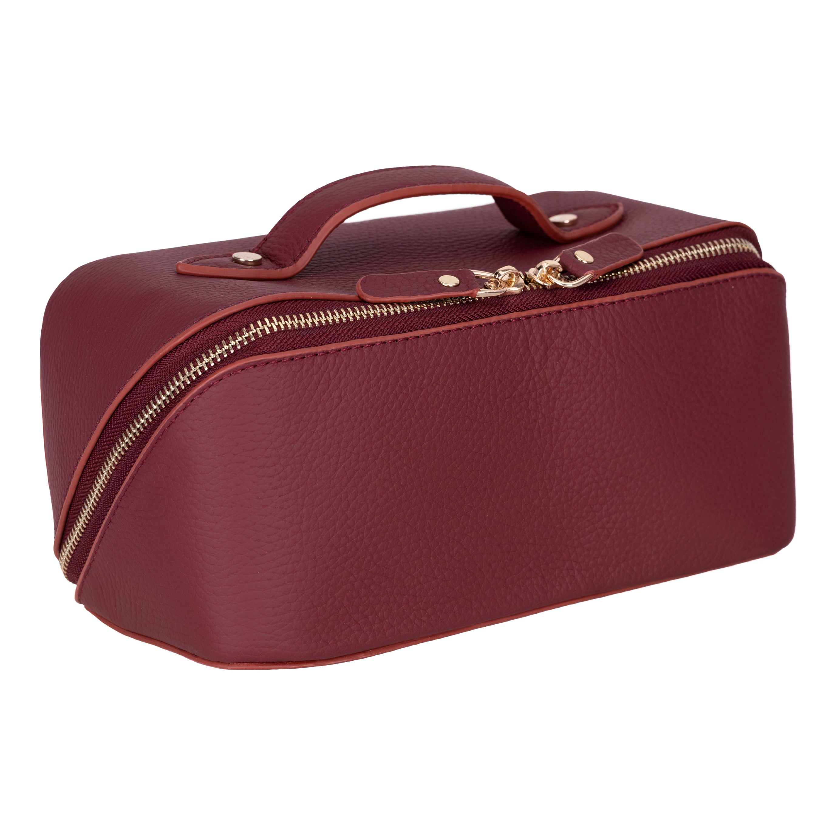 Soluno Leather Make up Bag