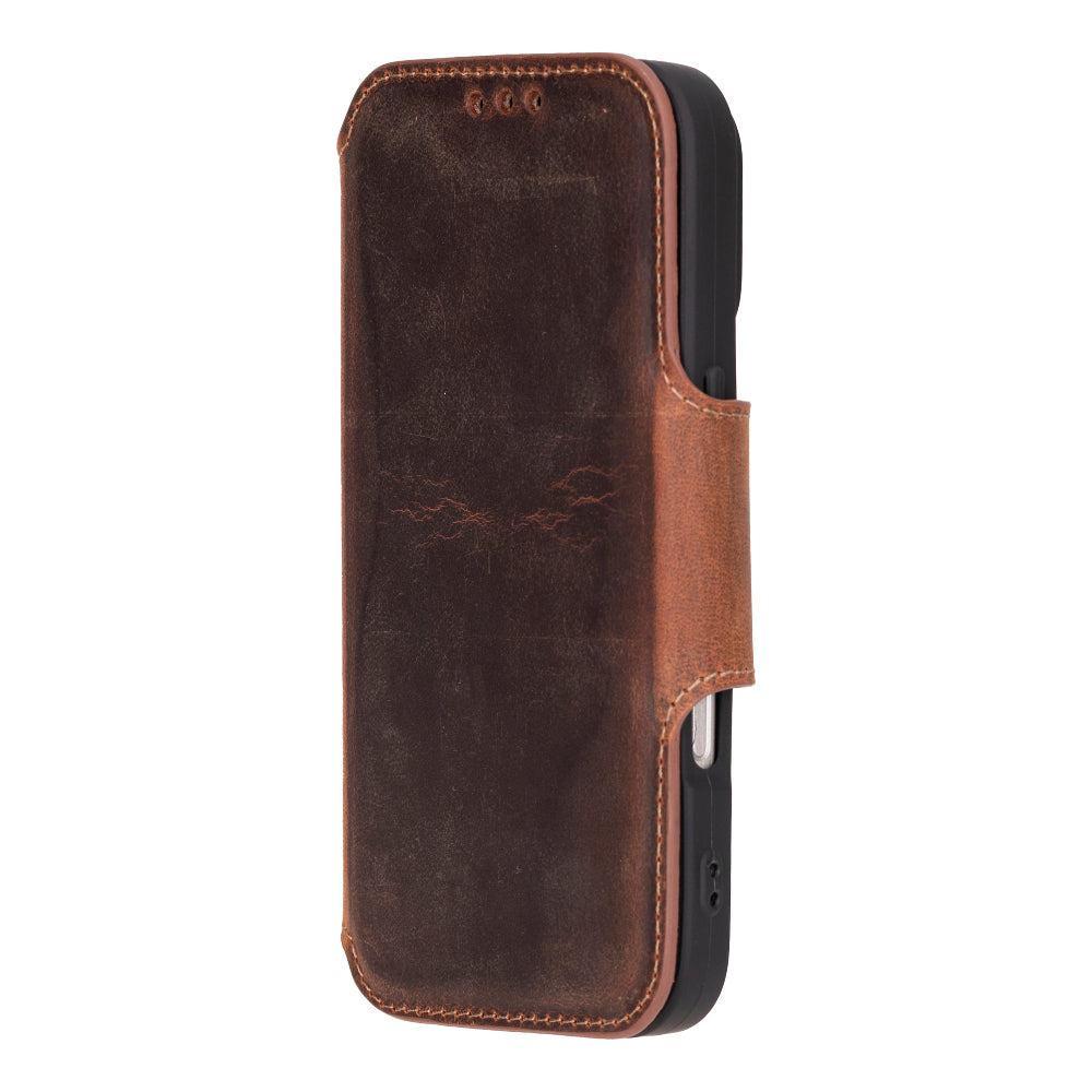 Firenze iPhone 16 Pro (6.3") Leather Folio Case