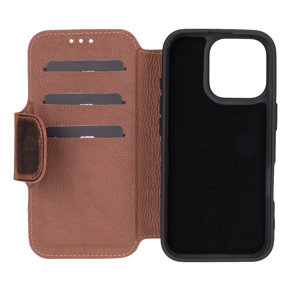 Firenze iPhone 16 Pro (6.3") Leather Folio Case