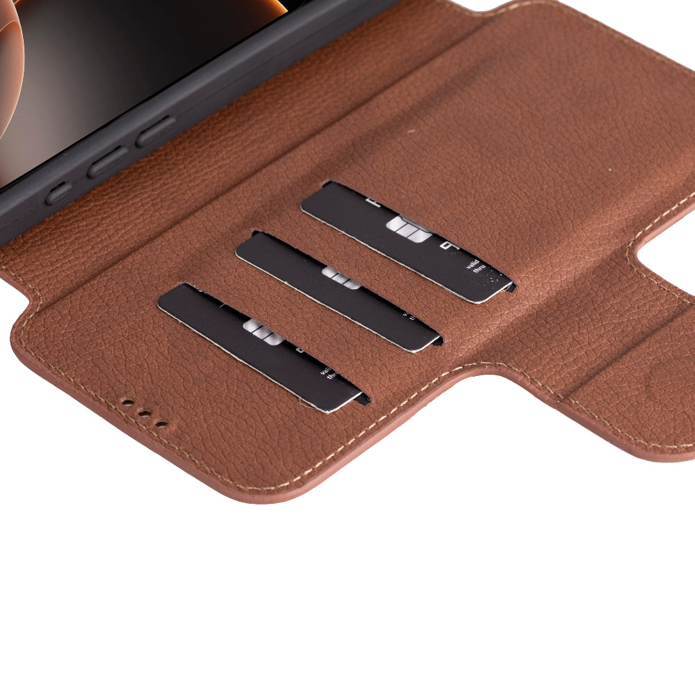 Firenze iPhone 16 Pro (6.3") Leather Folio Case