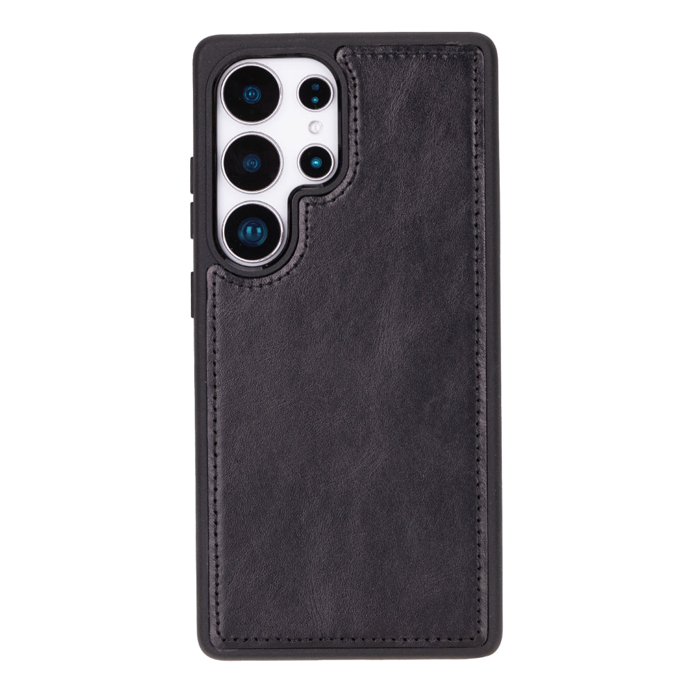 Étui portefeuille en cuir détachable Magic pour Samsung Galaxy S25 Ultra