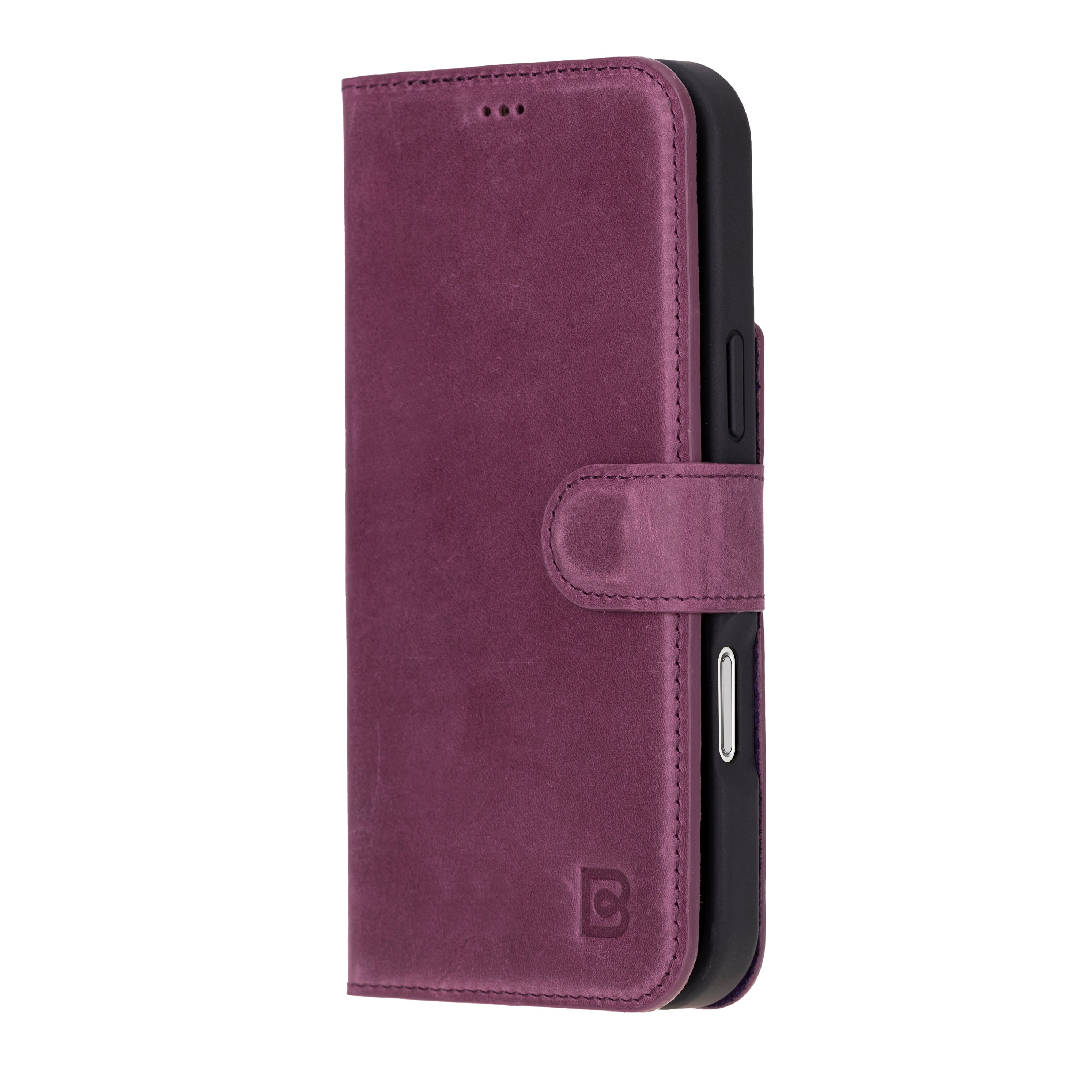 Magic iPhone 16 Series Genuine Leather Detachable wallet Case Cover