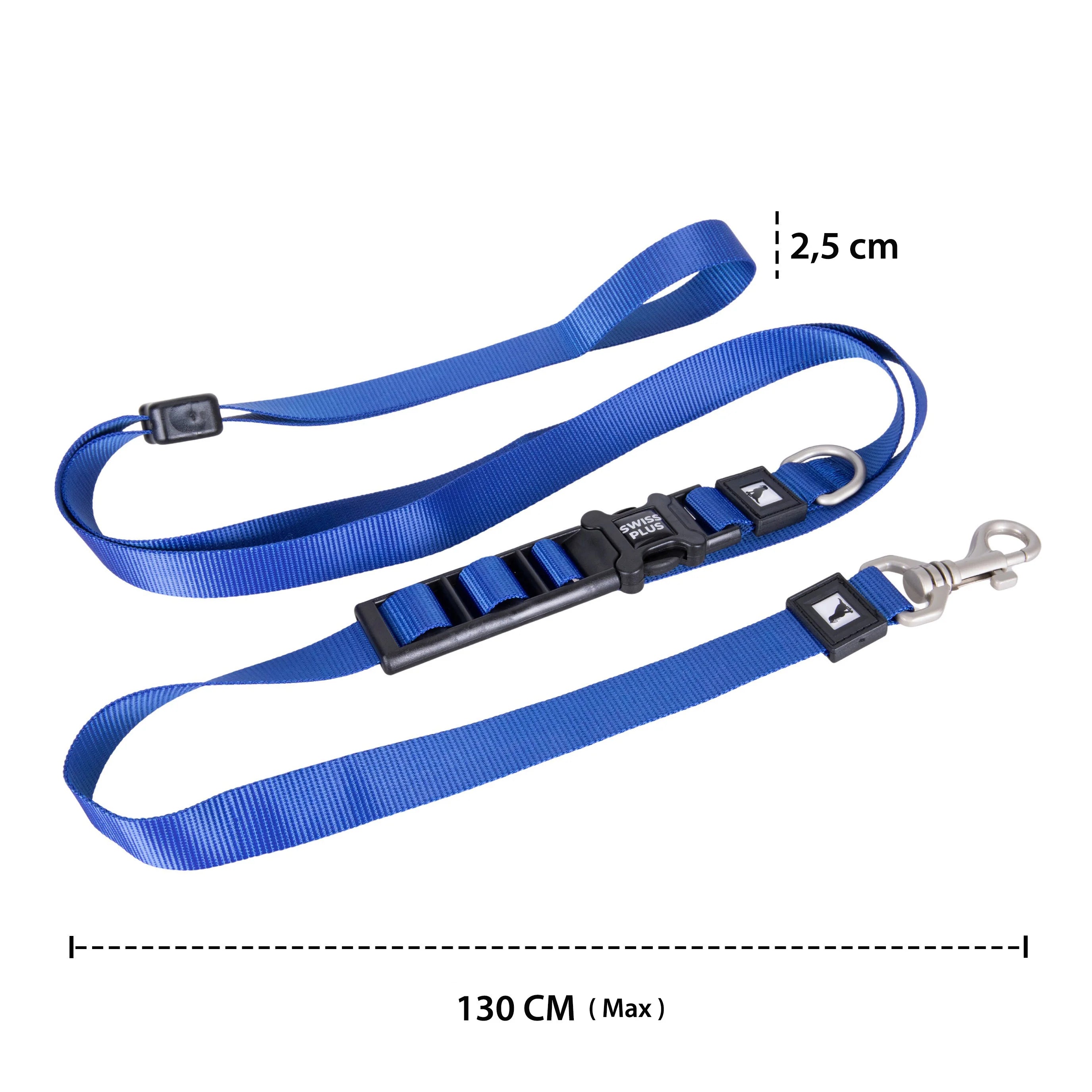Solid Color Polyester Hands-Free Dog Leash