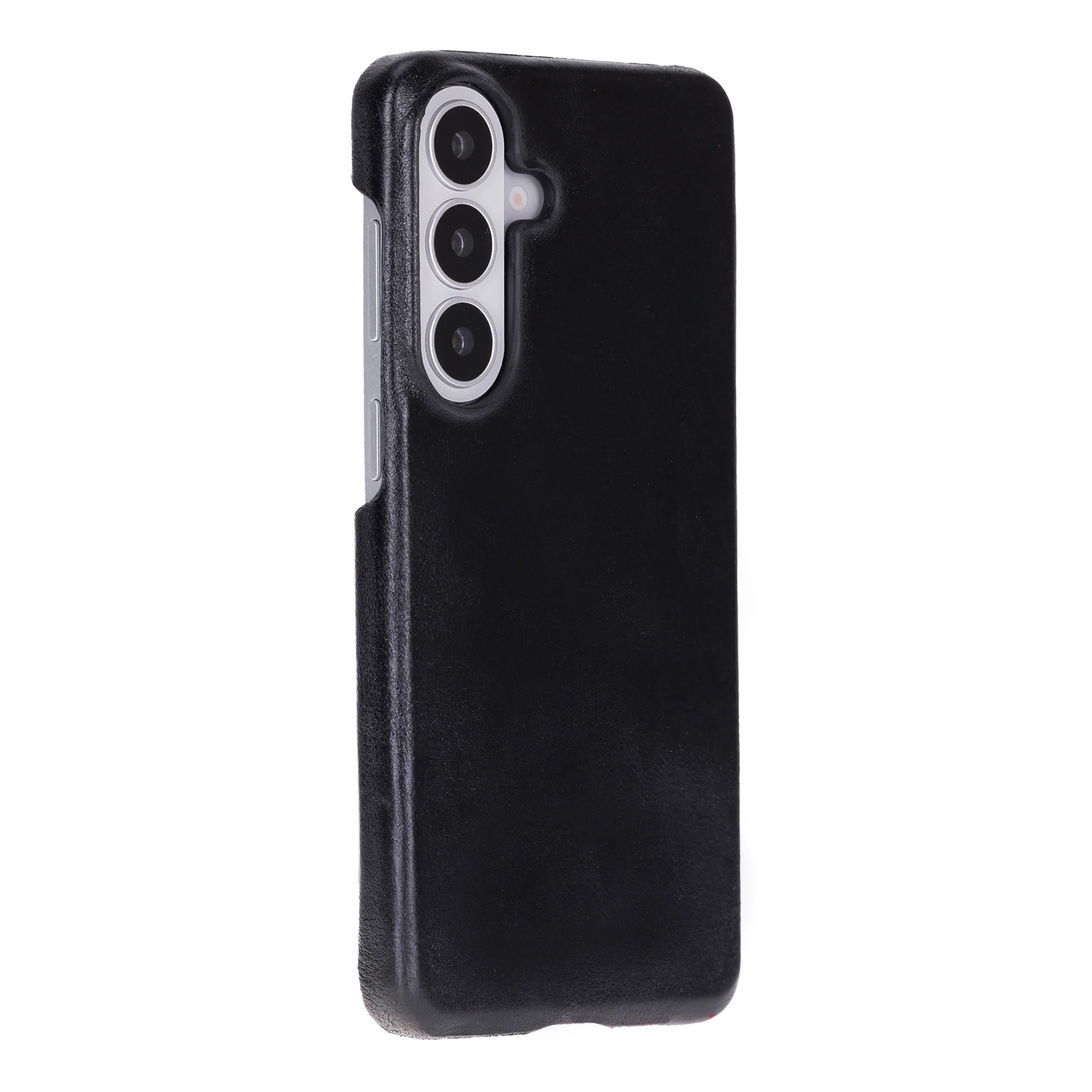 Black phone case on a white background