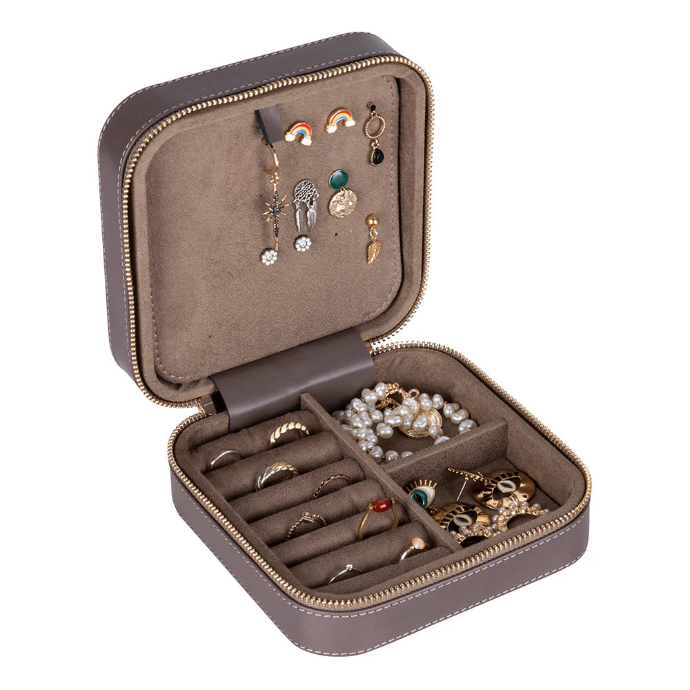 Amanda Leather Jewelry Box- Large