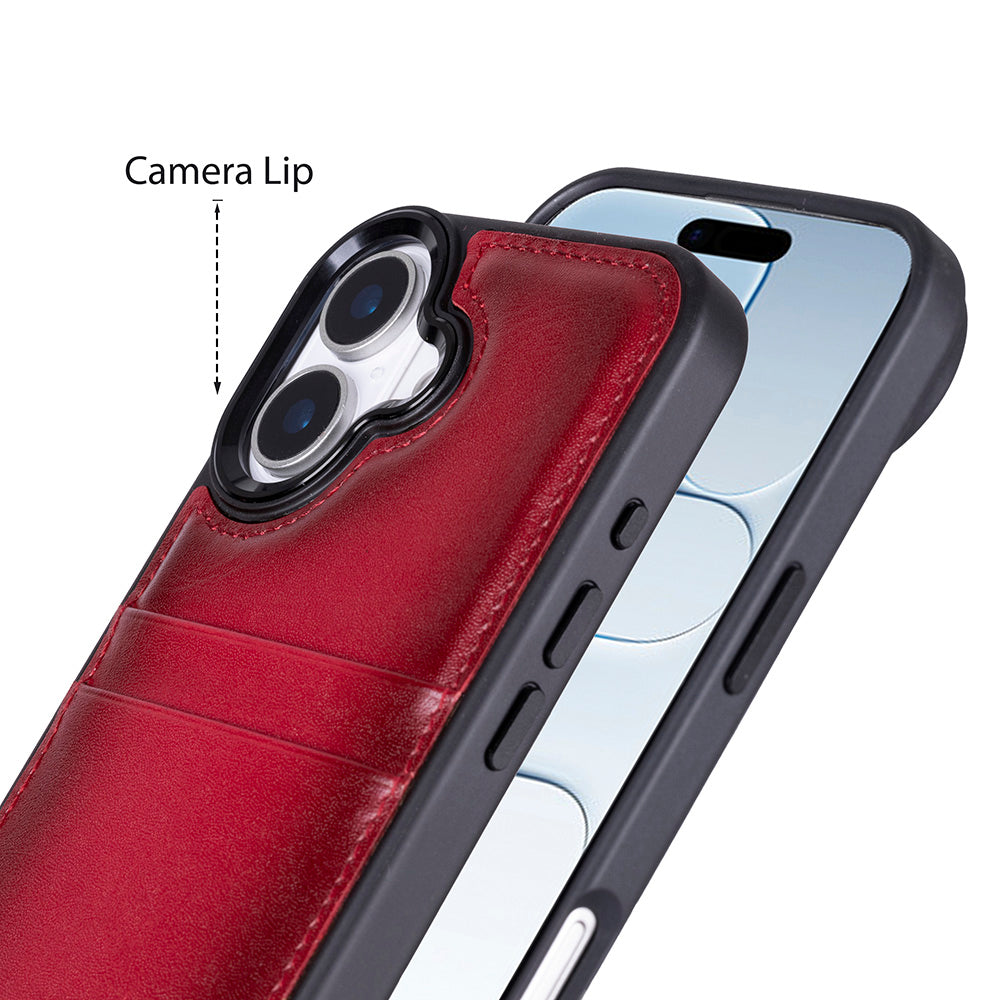 iPhone 17 (6.3") Leather Case with Card Holder