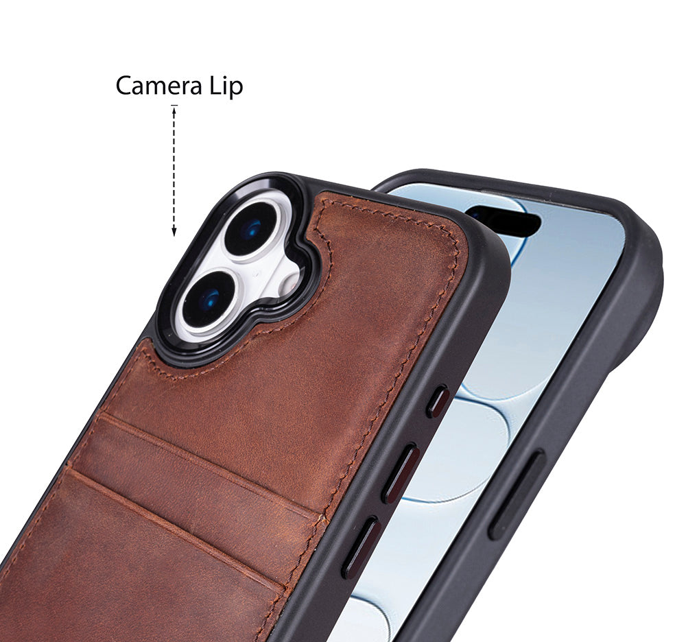 iPhone 17 (6.3") Leather Case with Card Holder