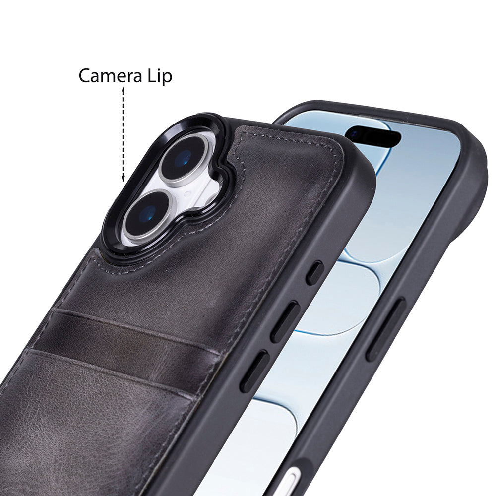 iPhone 17 (6.3") Leather Case with Card Holder