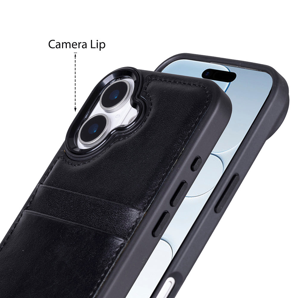 iPhone 17 (6.3") Leather Case with Card Holder