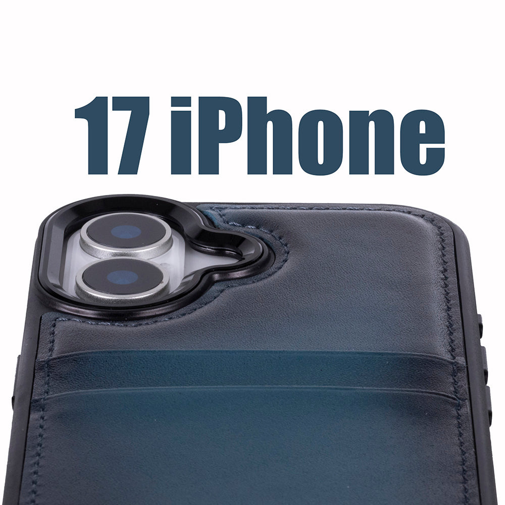 iPhone 17 (6.3") Leather Case with Card Holder
