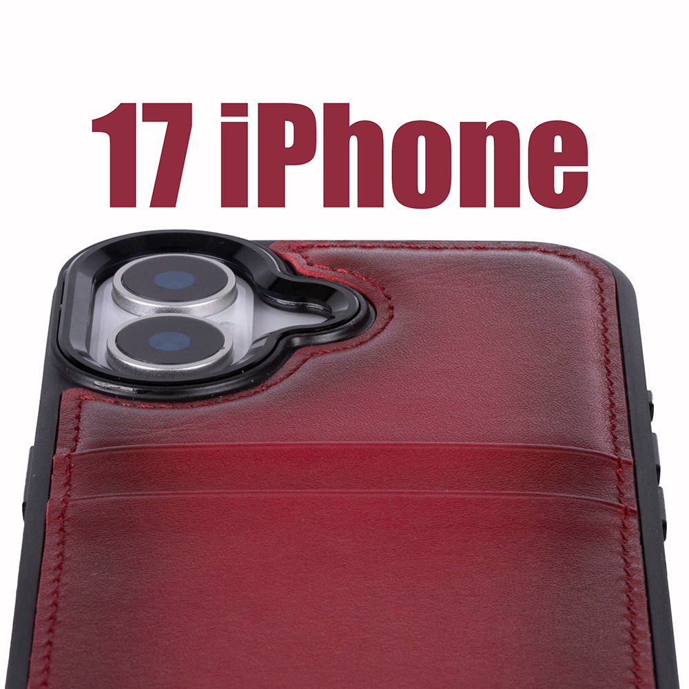 iPhone 17 (6.3") Leather Case with Card Holder