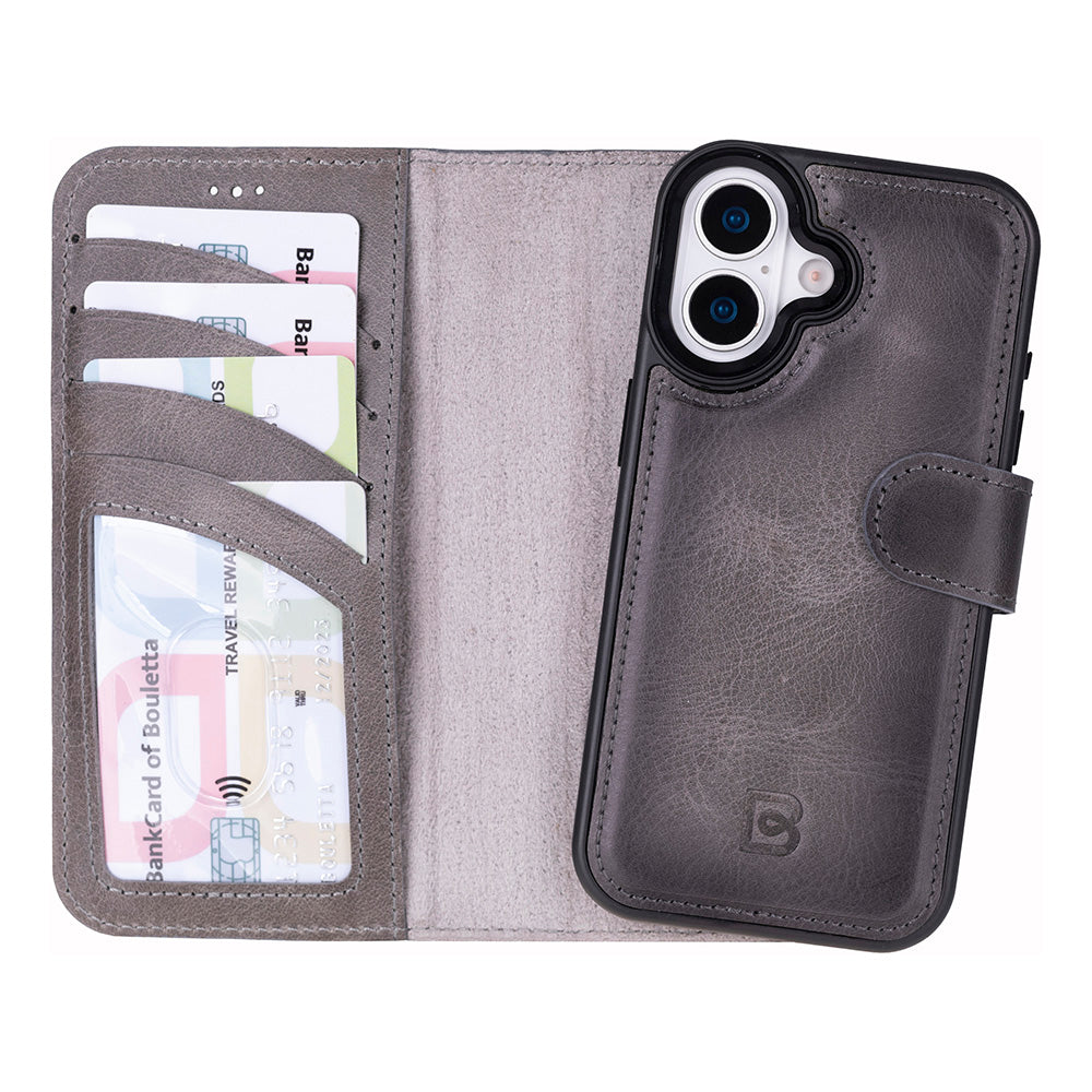Monaco iPhone 17 (6.3") Leather Wallet Case