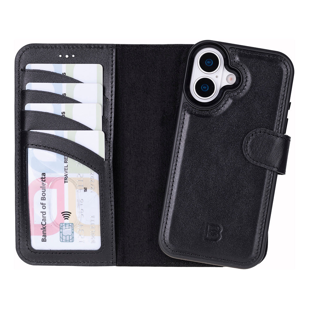 Monaco iPhone 17 (6.3") Leather Wallet Case
