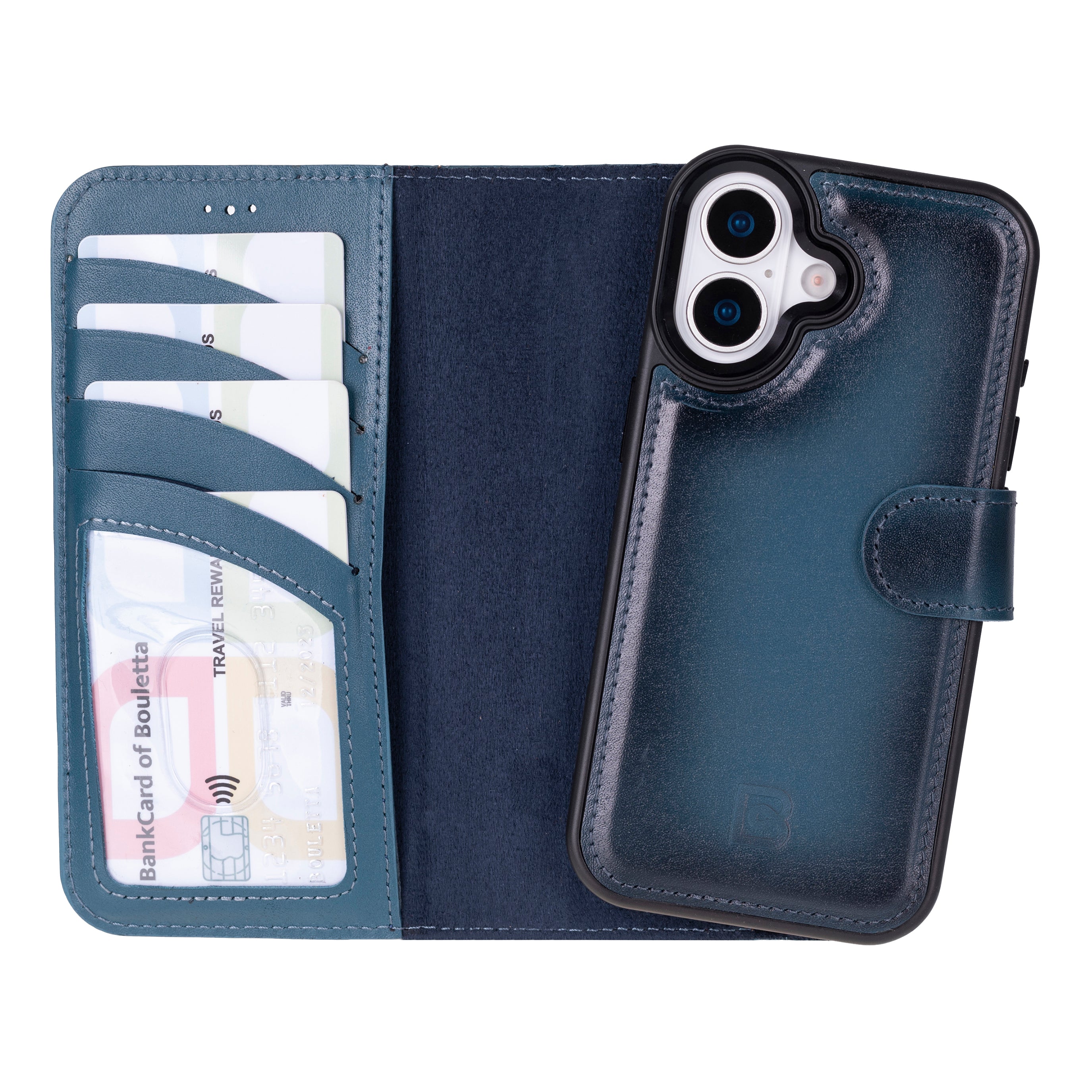 Monaco iPhone 17 (6.3") Leather Wallet Case