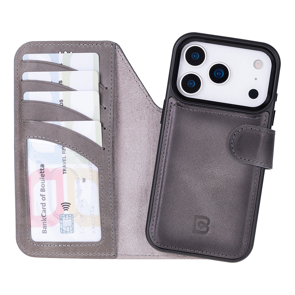 Cannes iPhone 17 Pro (6.3") Leather Wallet Case