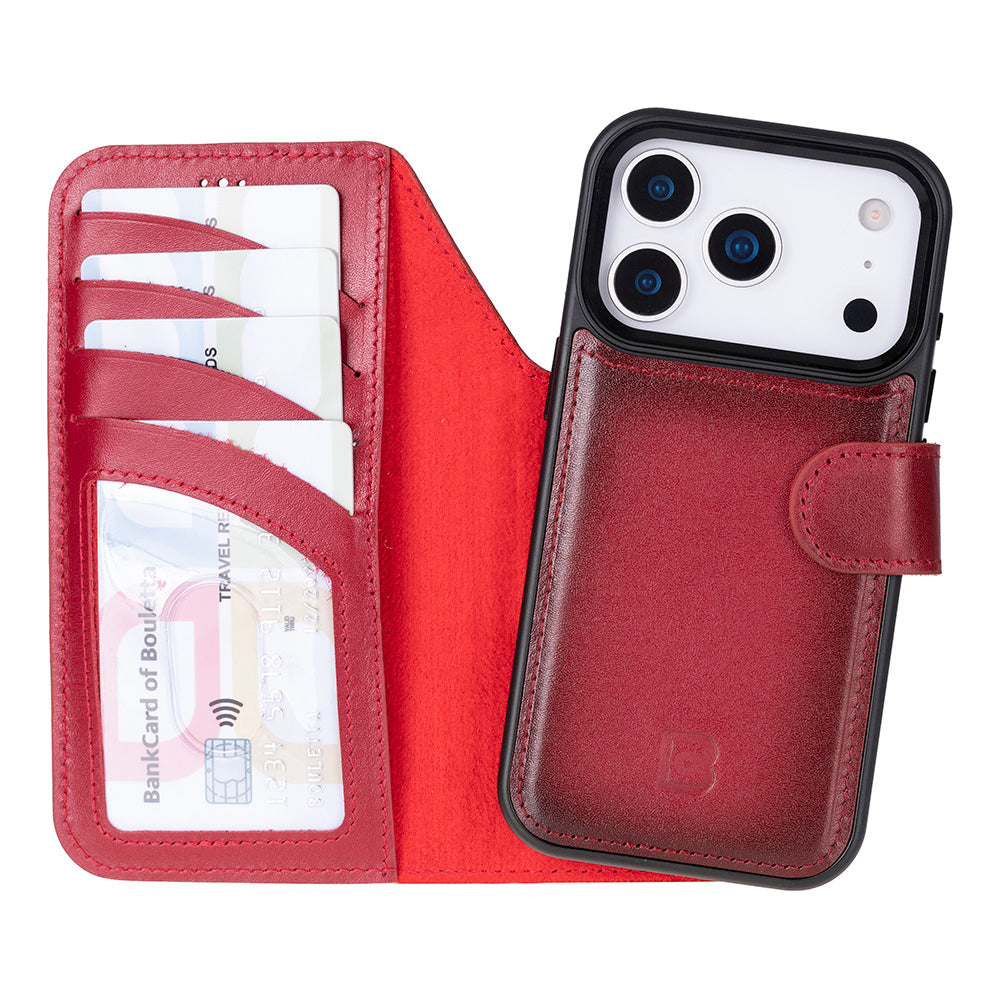 Cannes iPhone 17 Pro (6.3") Leather Wallet Case