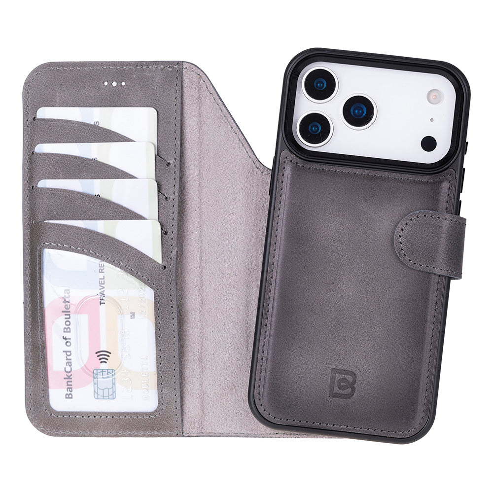 Monaco iPhone 17 Pro Max (6.9") Leather Wallet Case