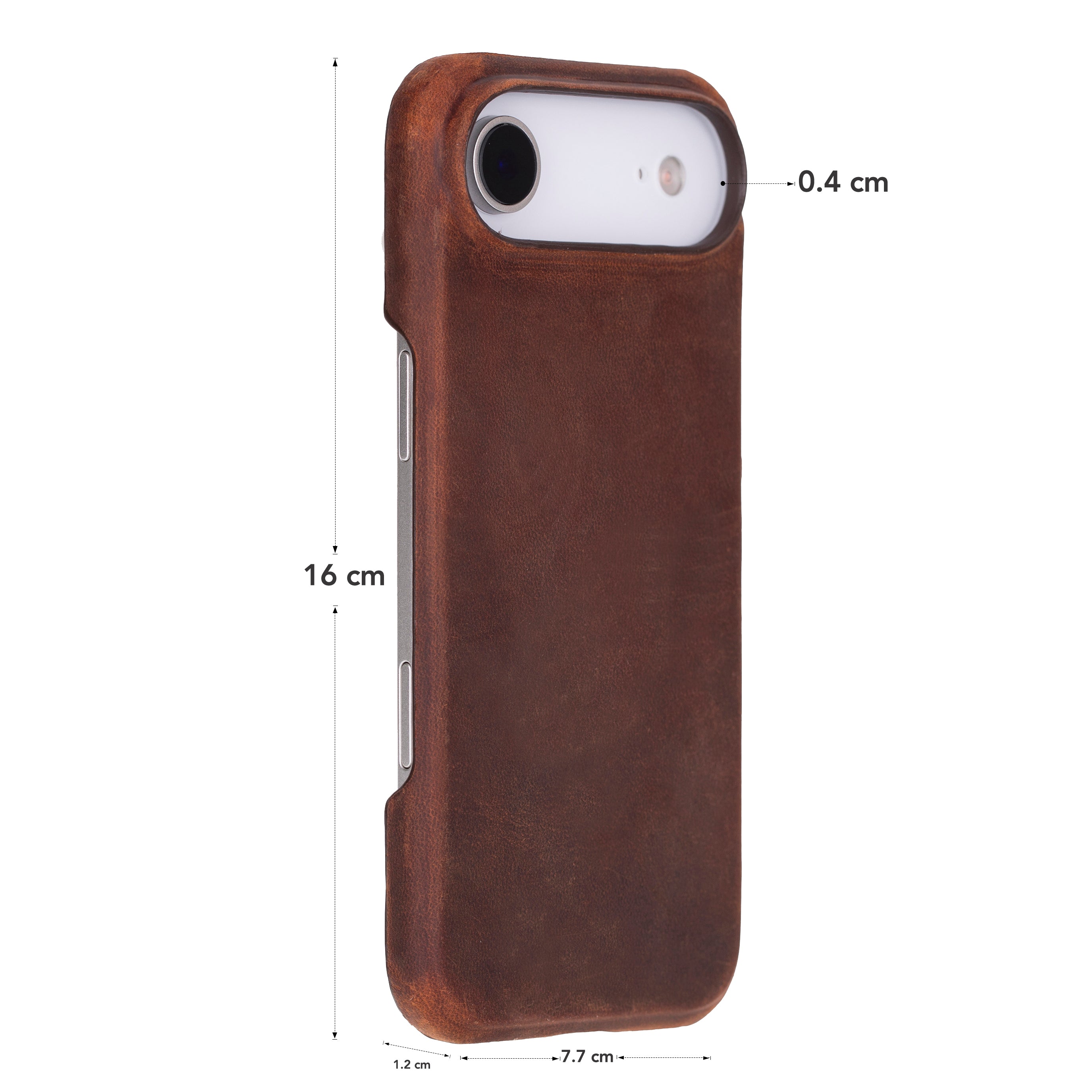 Ultimate Jacket iPhone 17 Air (6,6") Echtlederhülle