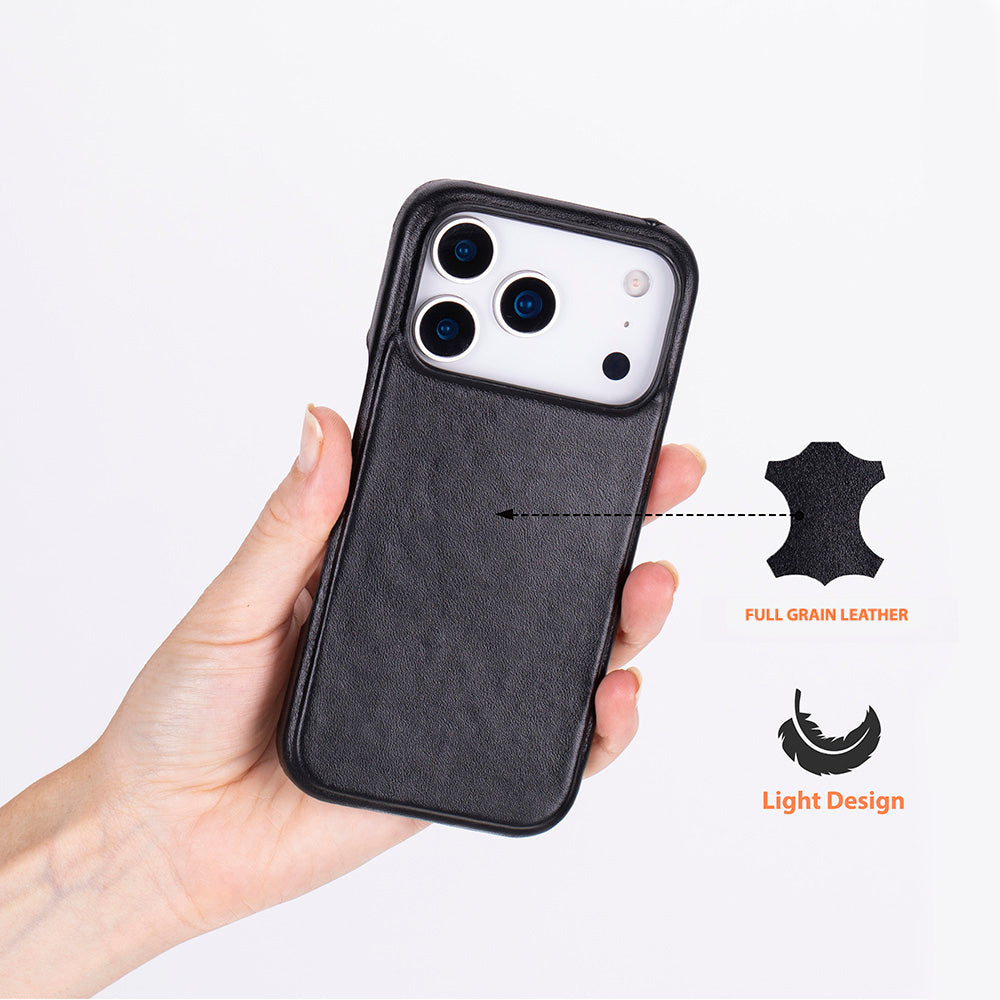 iPhone 17 Pro (6.3") Ultimate Jacket Genuine Leather  Case