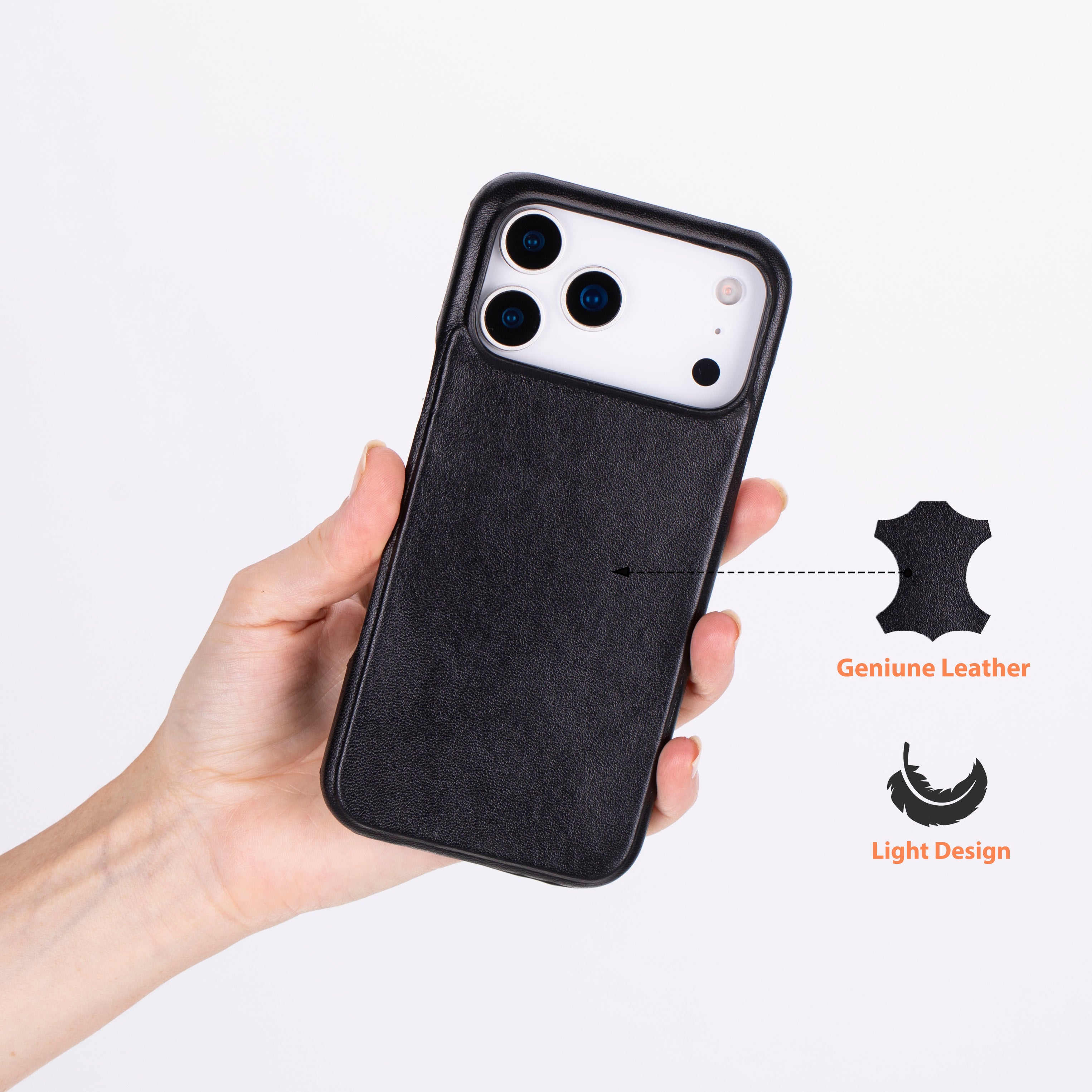Ultimate Jacket iPhone 17 Pro (6,3") Echtlederhülle