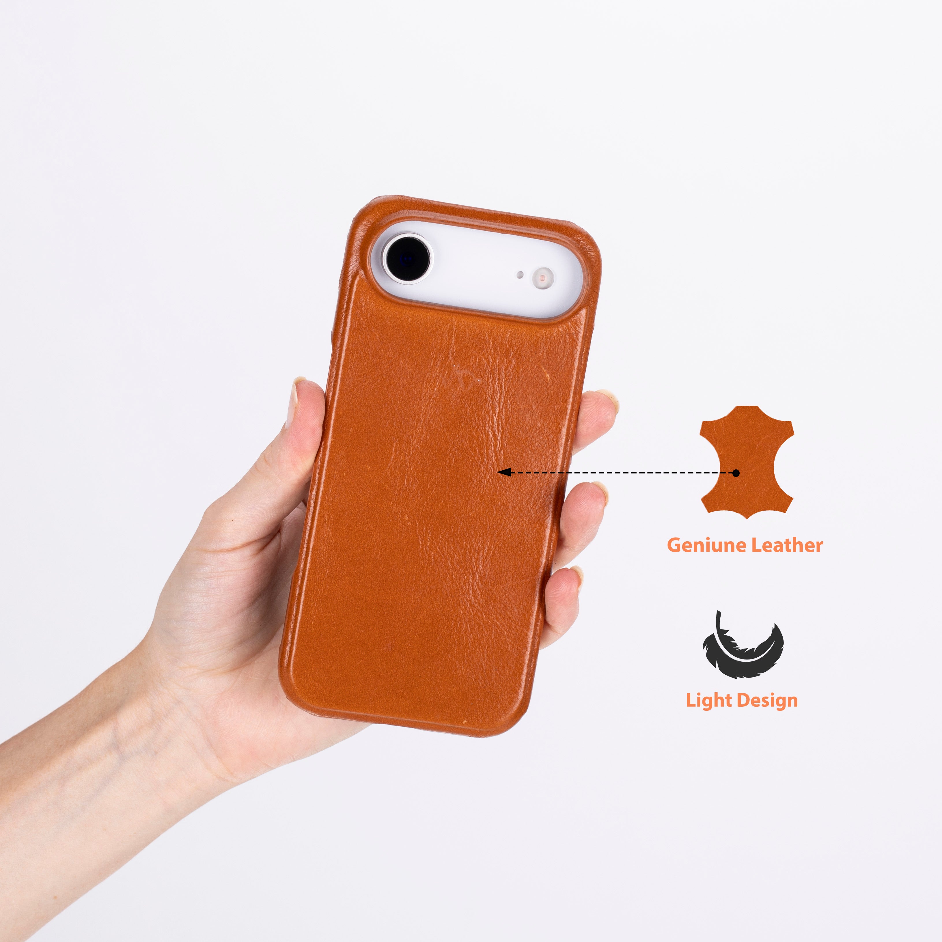 Ultimate Jacket iPhone 17 Air (6,6") Echtlederhülle