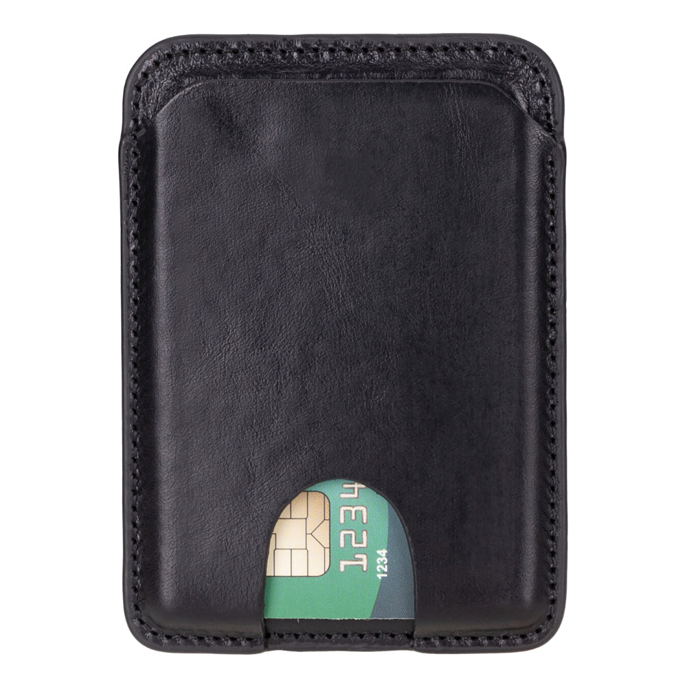 Porte-cartes magnétique en cuir véritable MagFit