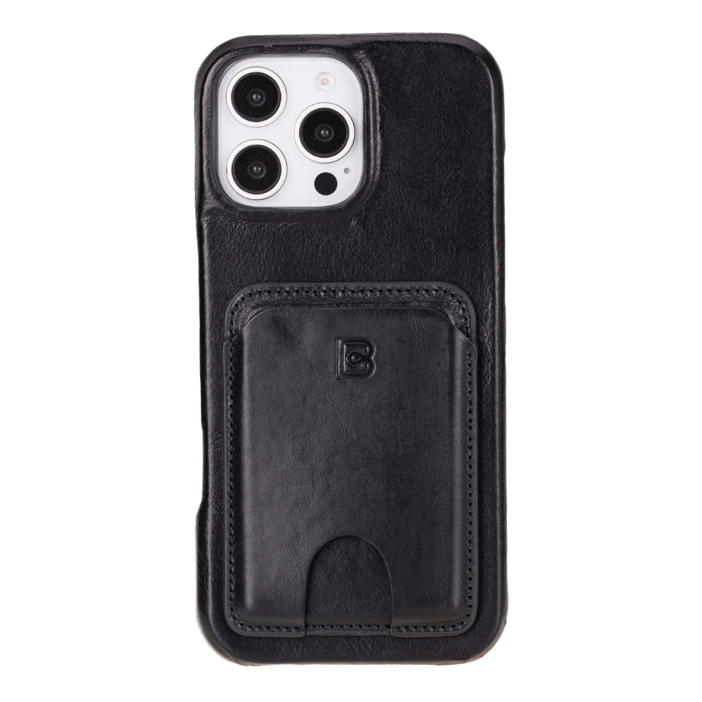 Porte-cartes magnétique Bouletta MagFit en cuir véritable