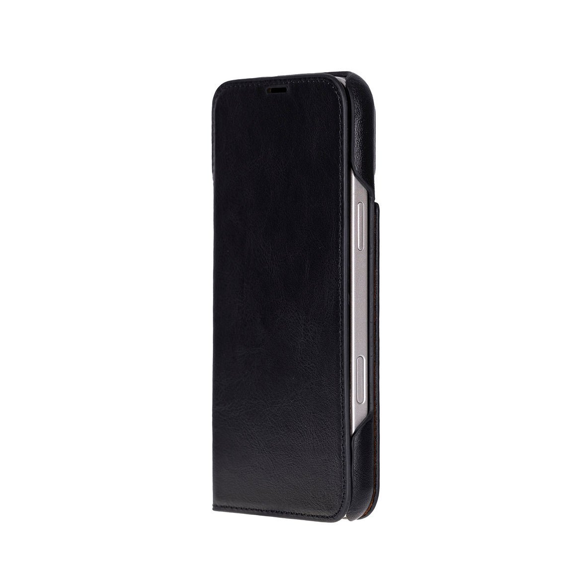 Black  iphone 17  case on a white background